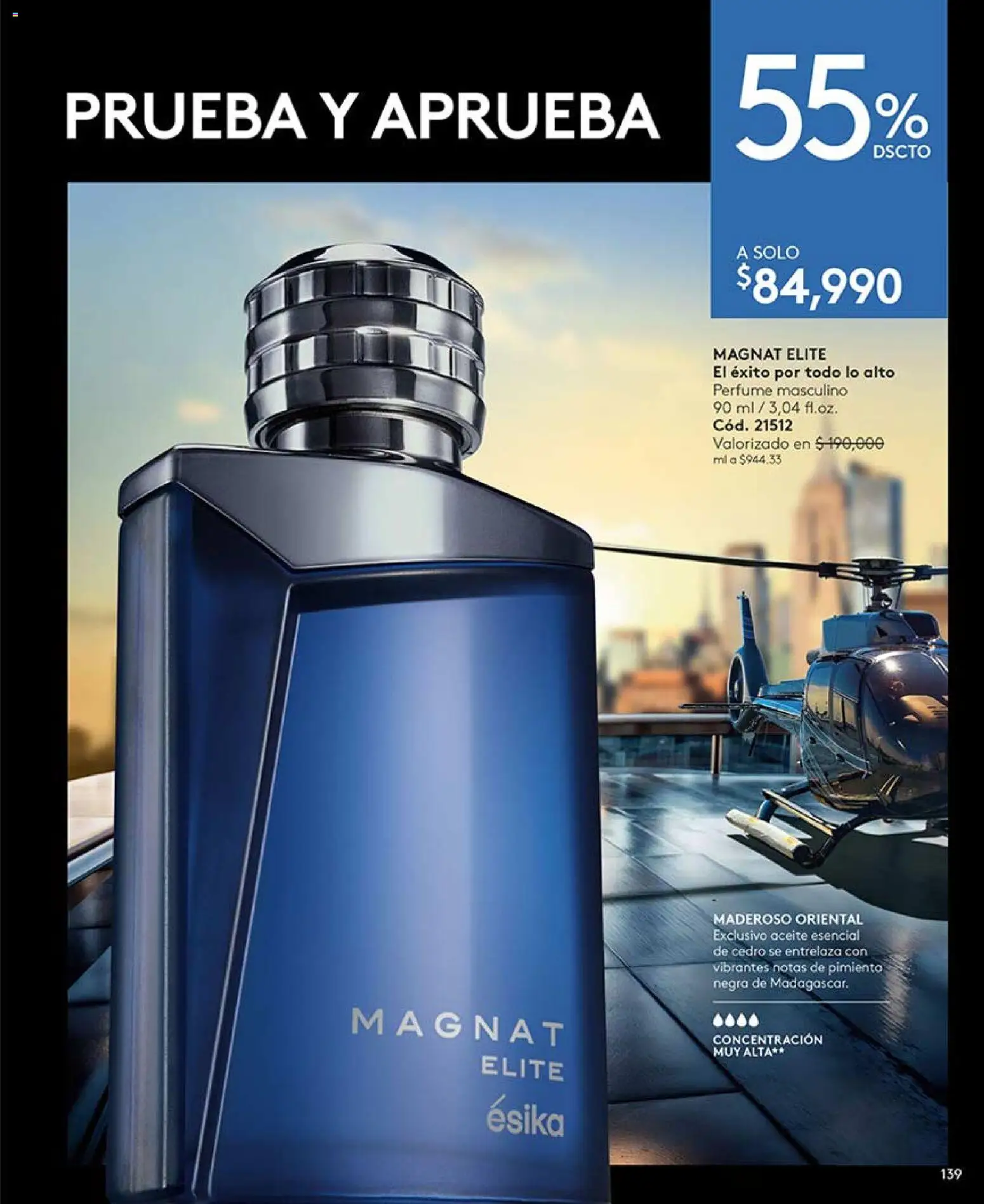Ésika revista - valida desde el 03.04.2026 | Página: 139 | Productos: Perfume, Aceite