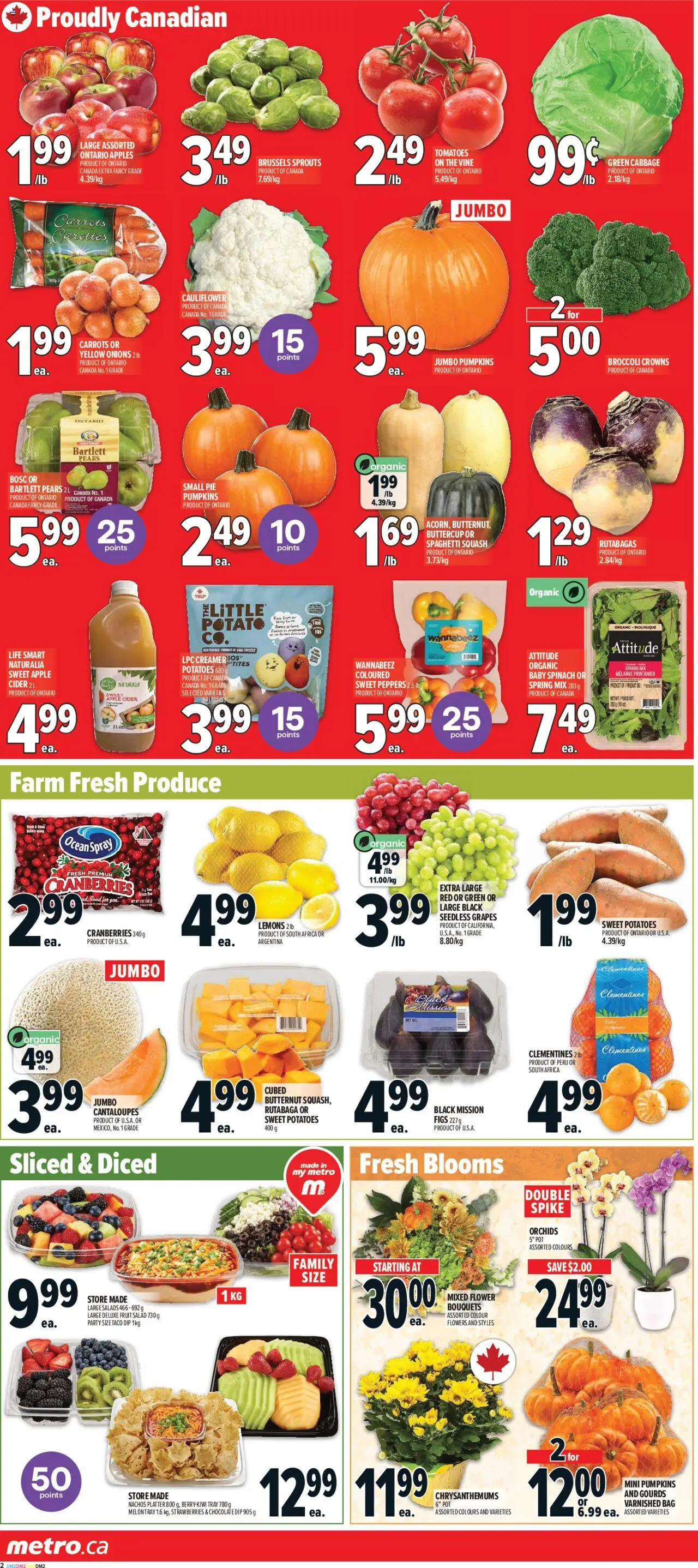 Metro flyer valid from 09.10.2025 | Page: 6 | Products: Salad, Bag, Chocolate, Apples
