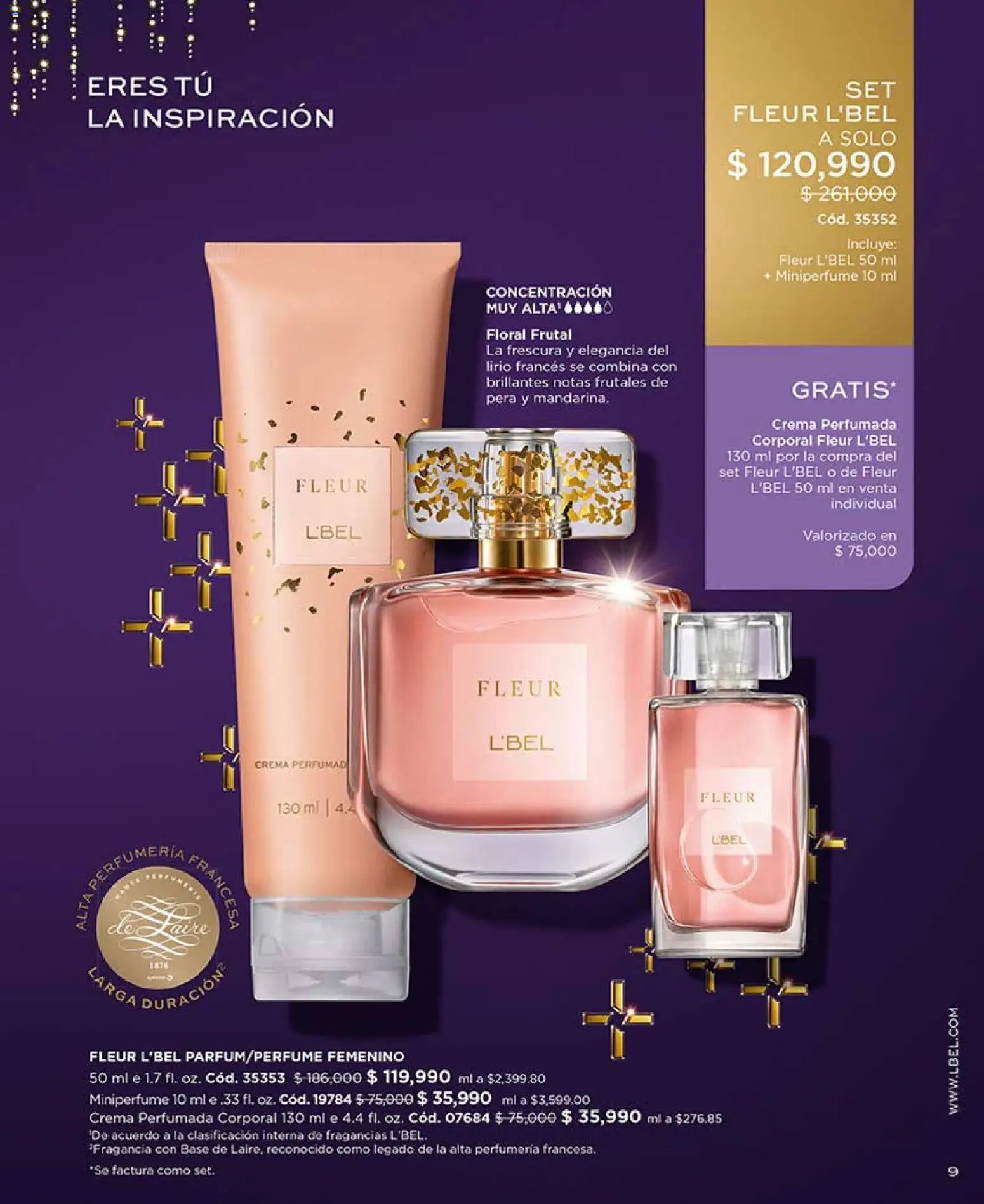 L'Bel revista - valida desde el 03.04.2026 | Página: 9 | Productos: Crema, Individual, Fragancia, Pera