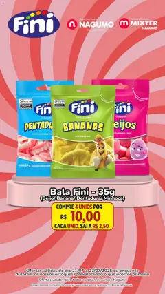 Nagumo - Ofertas Fini - Pré-Visualização do folheto da loja Nagumo, válido de 21.07.2025