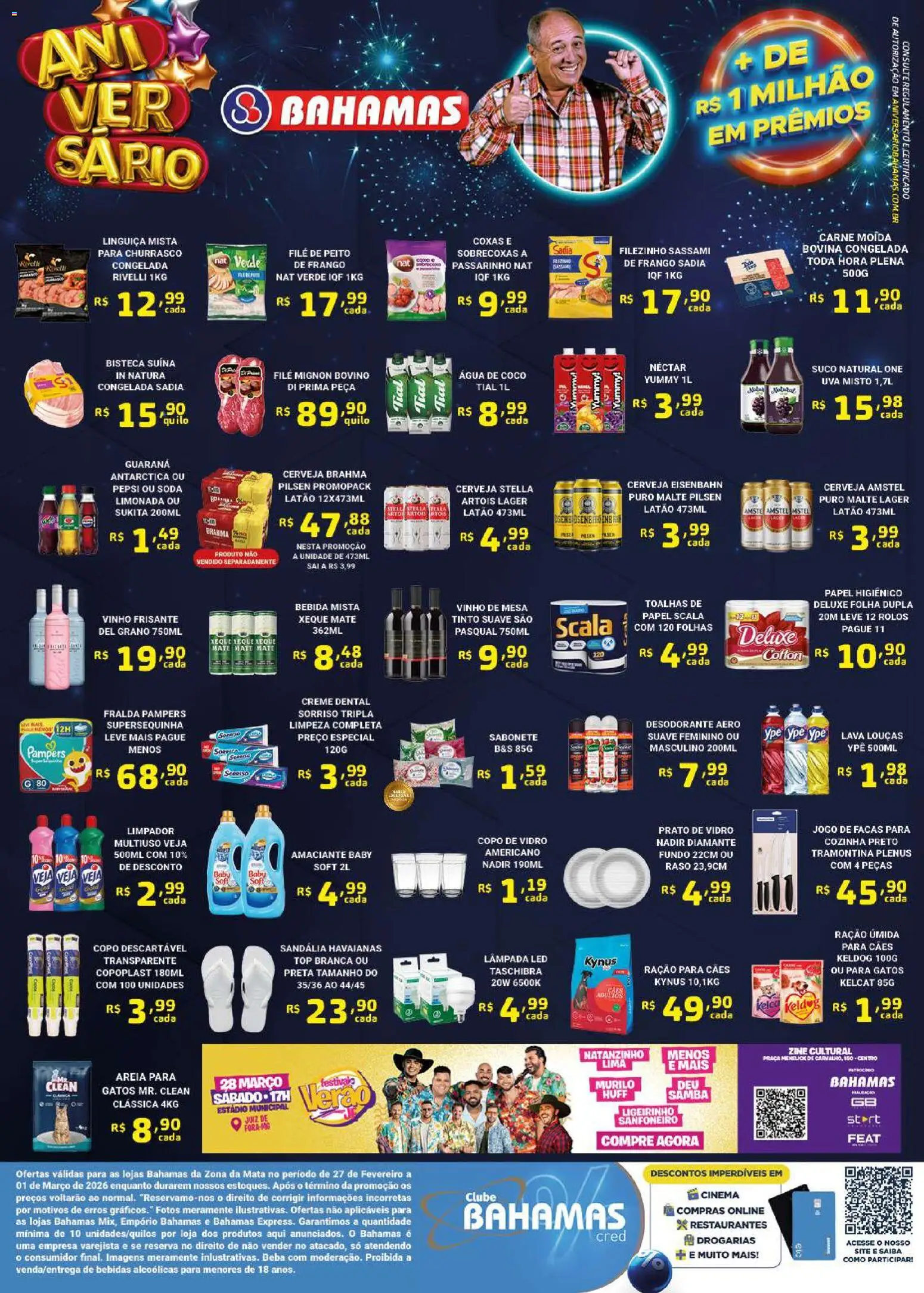 Bahamas Supermercados Folheto - válido de 27.02.2026 | Página: 2 | Produtos: Pampers, Mesa, Eisenbahn, Creme