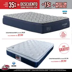 Vista previa de Muebles Dico Buen Fin , nuevo folleto de la tienda, válido en México a partir del 13.11.2025 | Página: 28 | Productos: Colchón, Sobre
