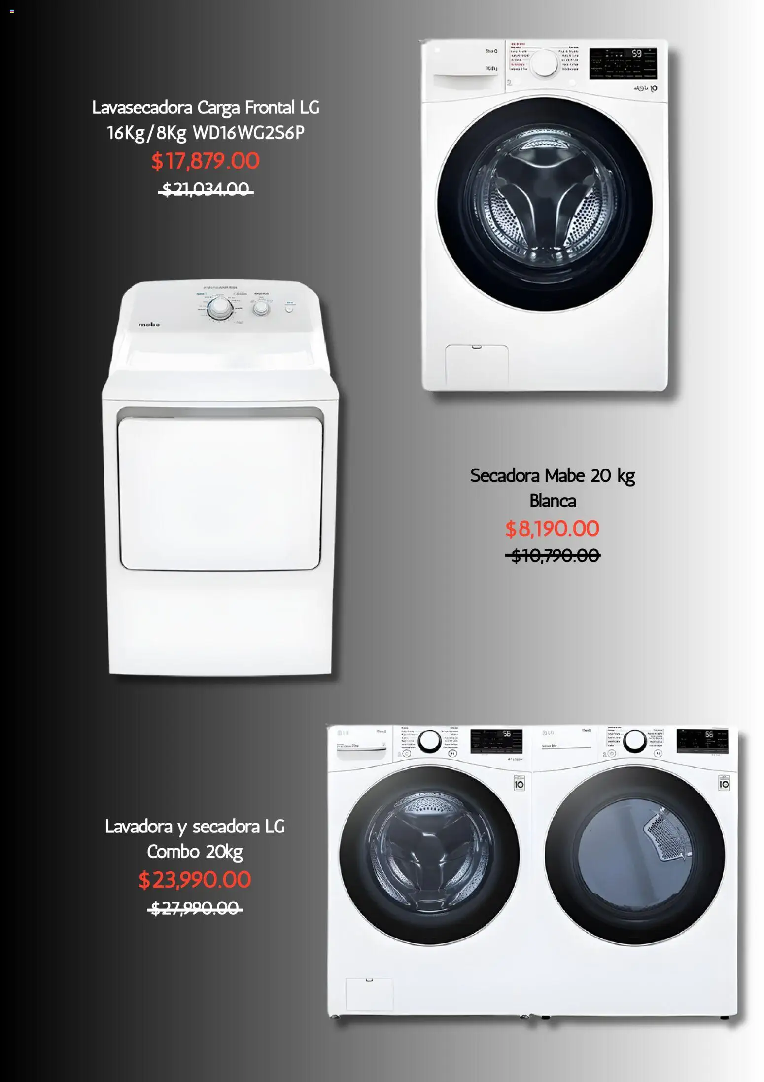 Nuevas ofertas de Bodega Aurrerá válidas en toda la República Mexicana desde el 25.11.2025. ¡Encuentra las mejores ofertas en Bodega Aurrerá Cyber Monday! | Página: 5 | Productos: Secadora, Lavadora