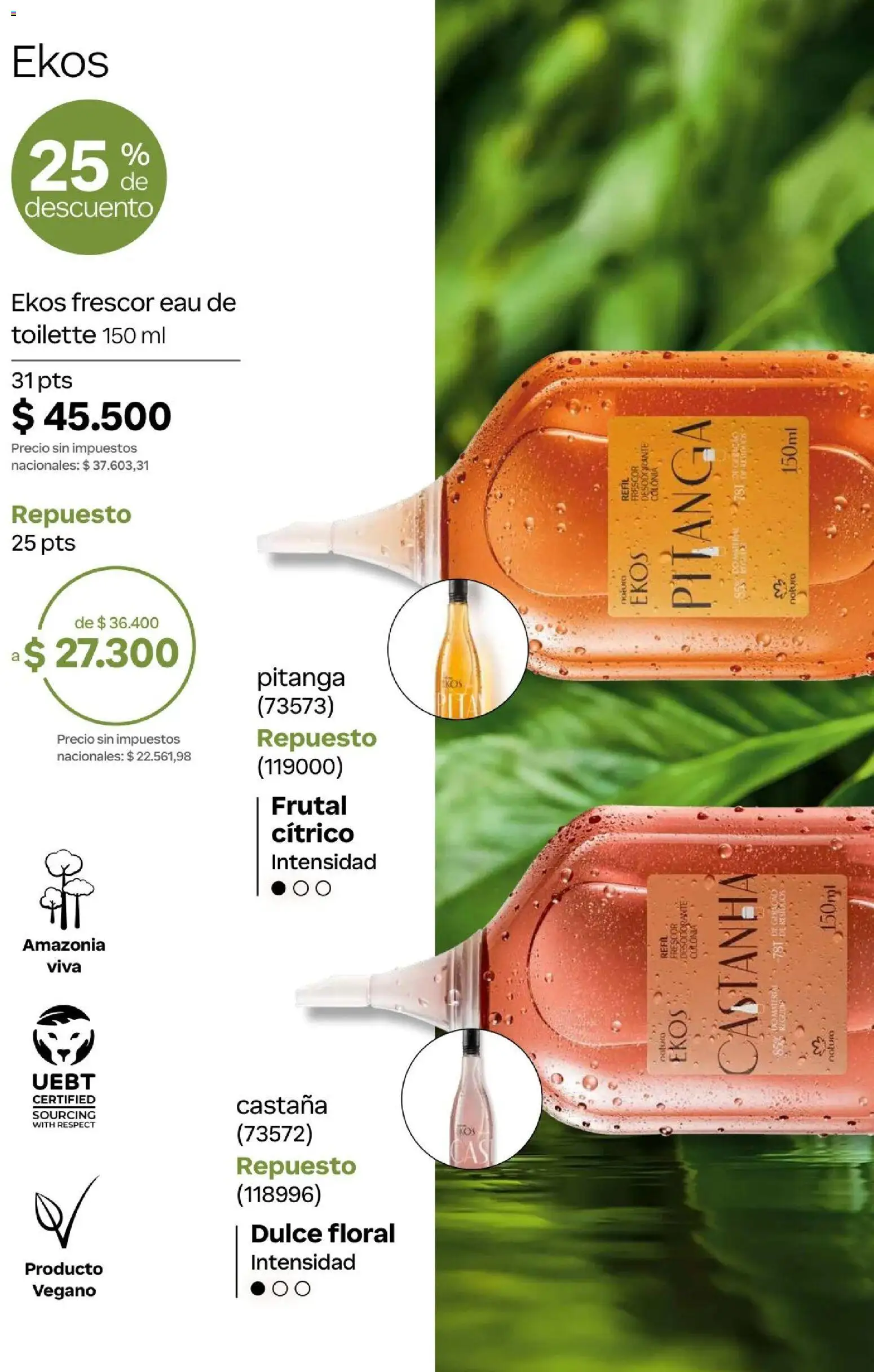 Natura Catálogo Ciclo 4/2026 │ válido desde el 01.04.2026 | Página: 207 | Productos: Eau de toilette, Desodorante