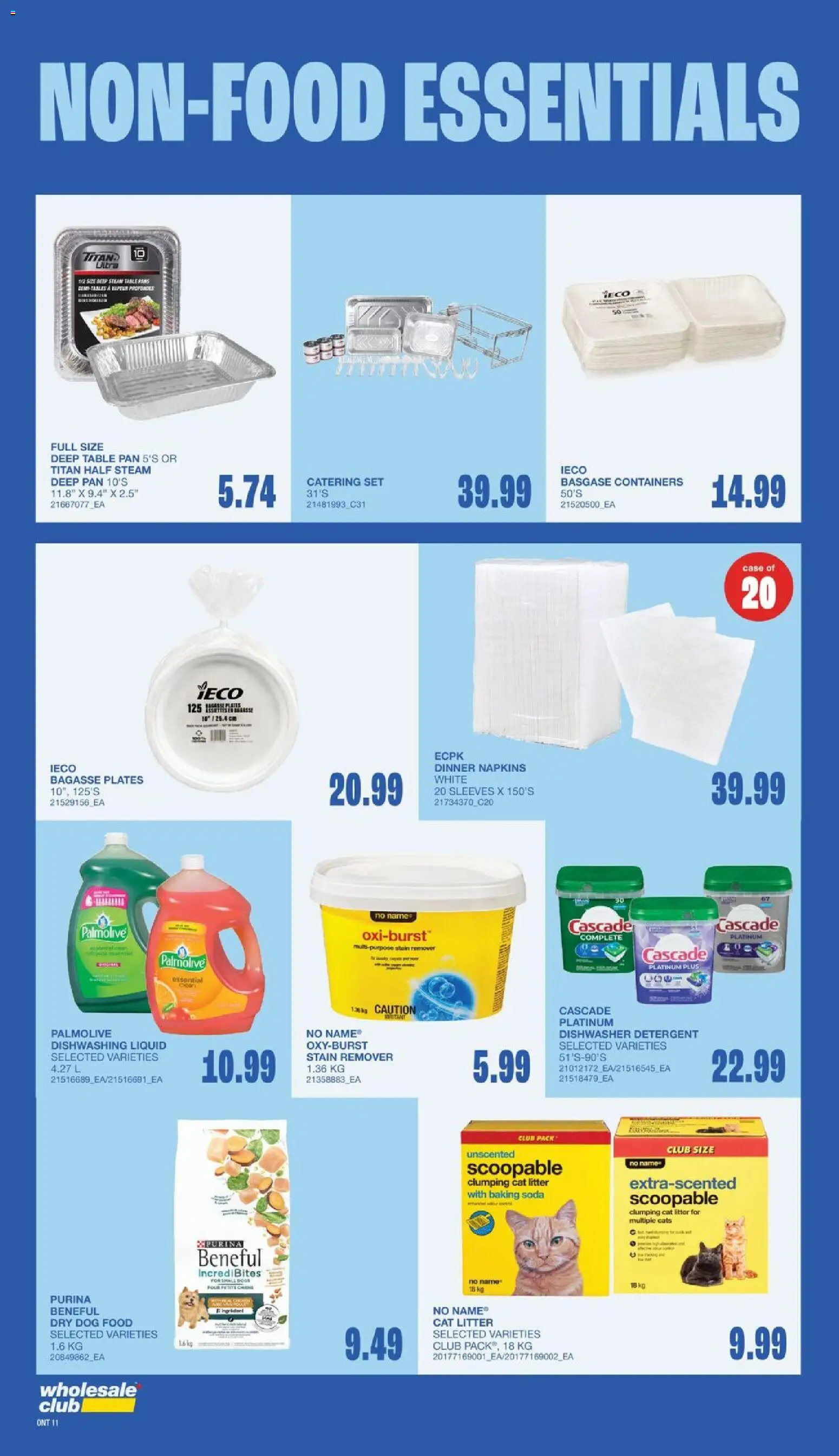 Wholesale Club flyer valid from 02.04.2026 | Page: 14 | Products: Case, Dishwasher, Detergent, Table