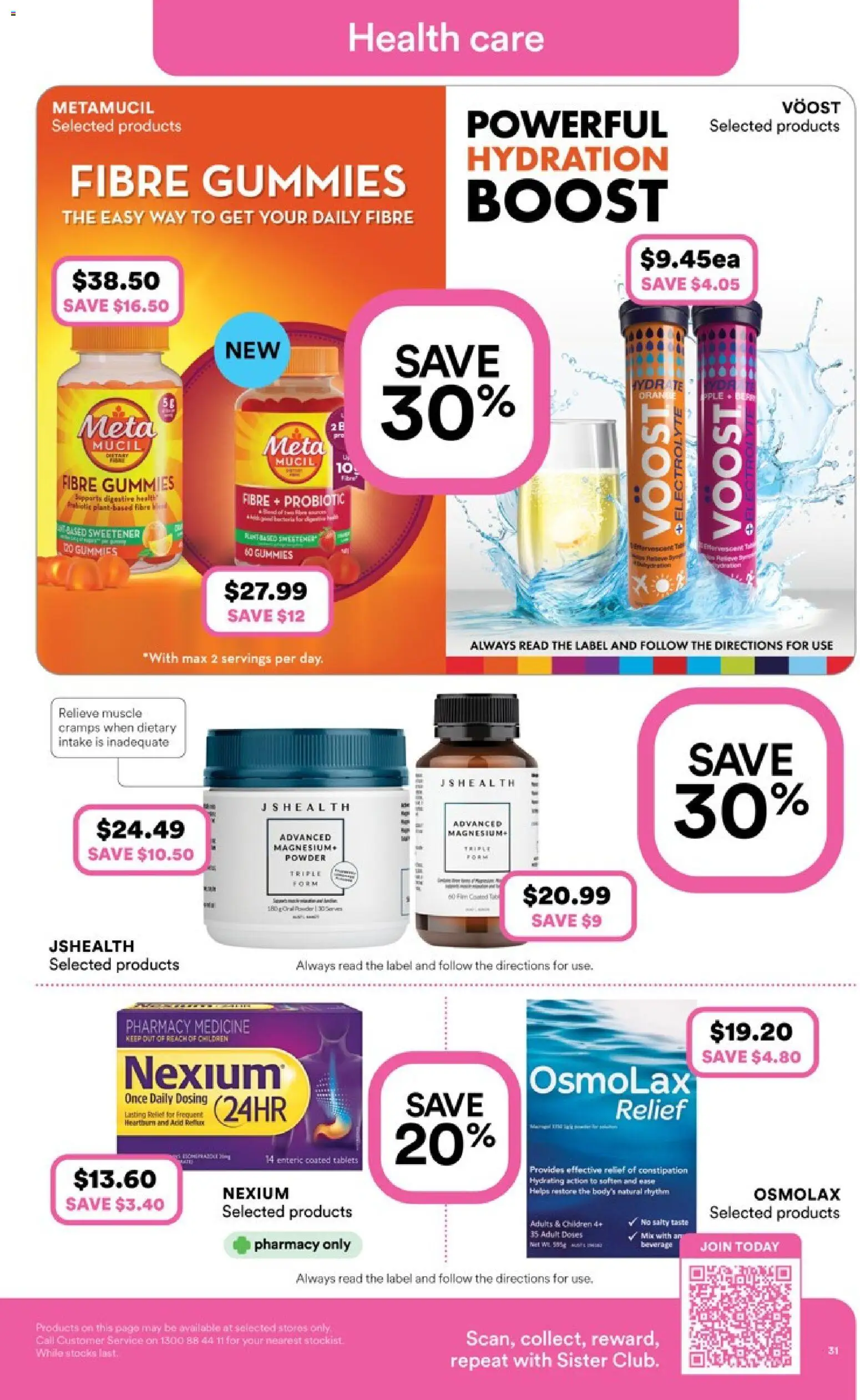 Priceline Pharmacy catalogue - valid from 22.01.2026 | Page: 31 | Products: Powder, Tablets