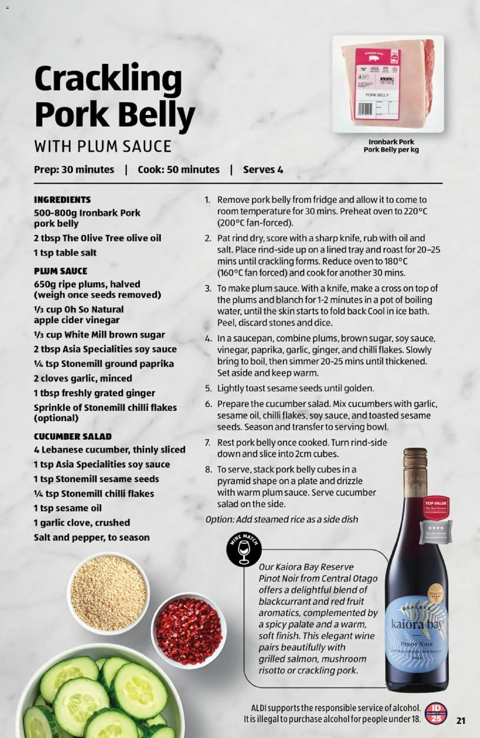 Aldi catalogue - valid from 13.11.2025 | Page: 21 | Products: Cucumbers, Flakes, Salt, Plums