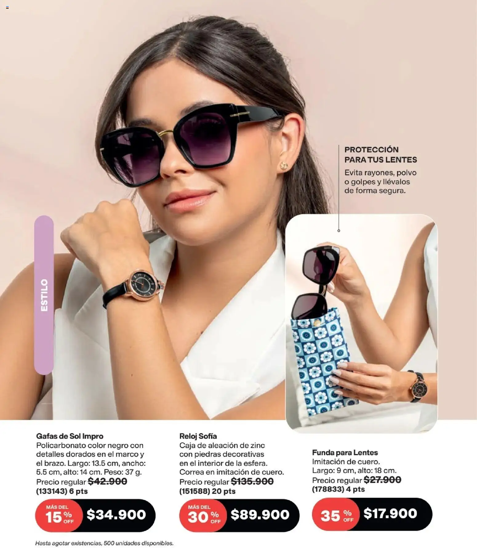 Avon revista - valida desde el 25.03.2026 | Página: 106 | Productos: Reloj, Gafas de sol, Peso, Polvo