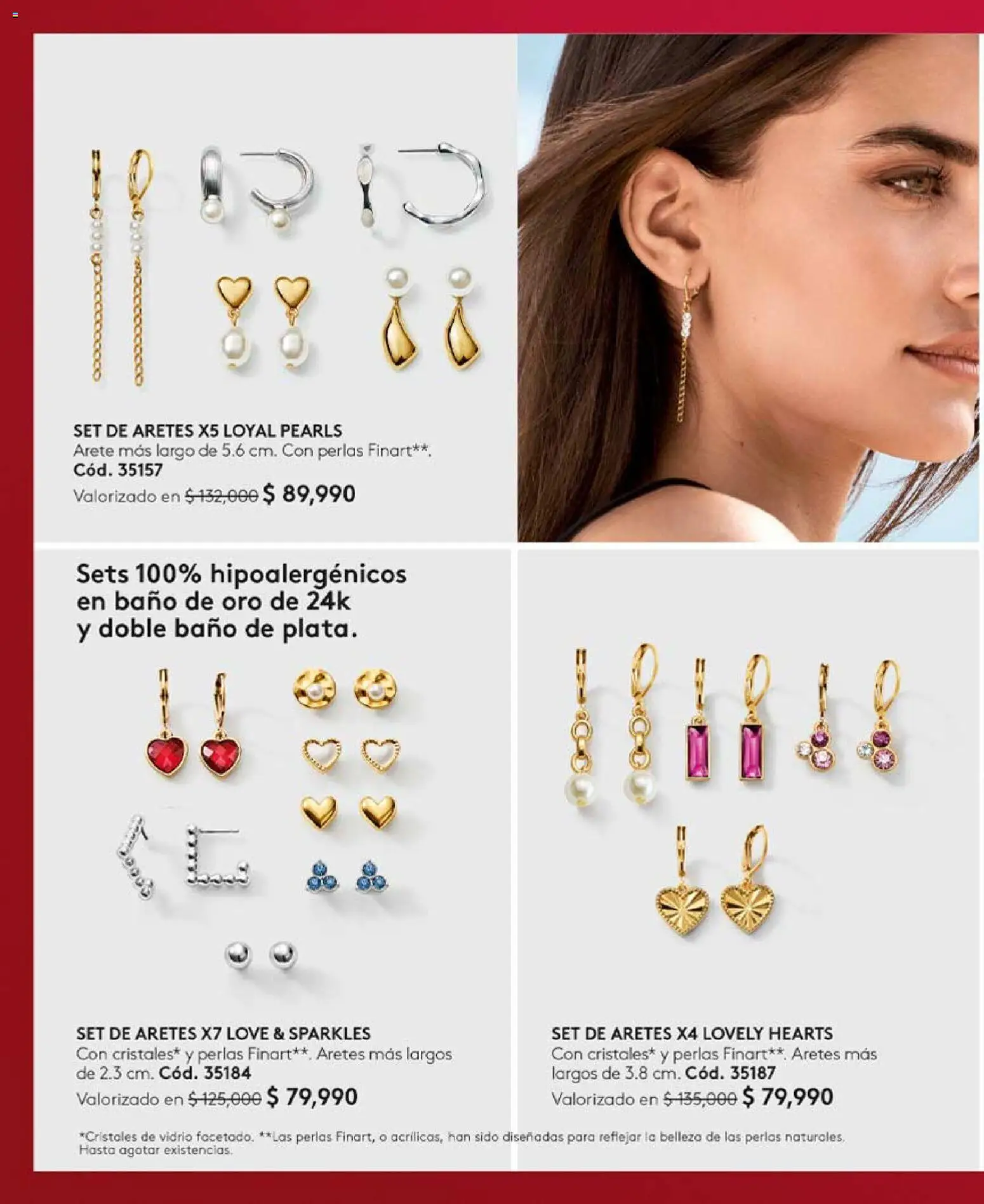 Ésika revista - valida desde el 24.04.2026 | Página: 126 | Productos: Aretes, Baño