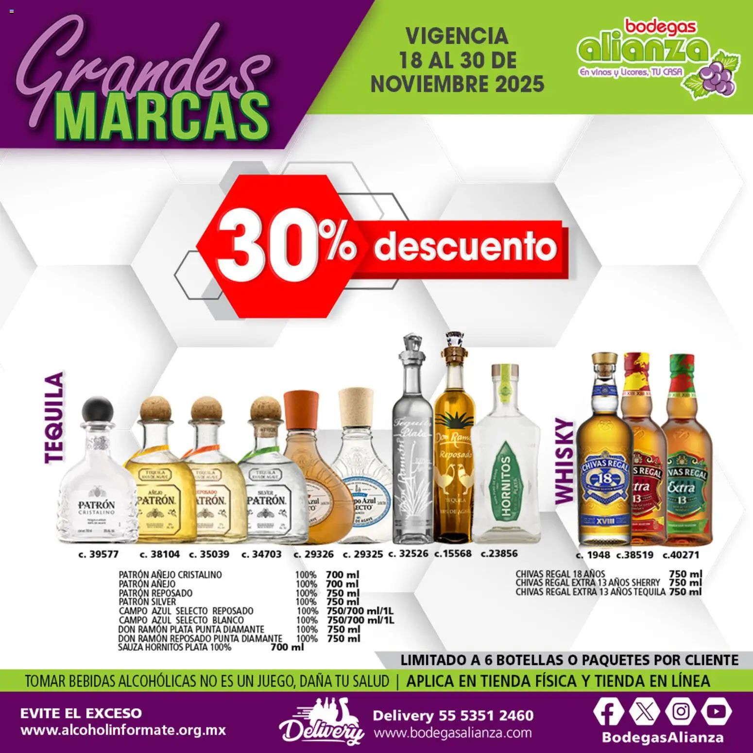 Nuevas ofertas de Bodegas Alianza válidas en toda la República Mexicana desde el 18.11.2025. ¡Encuentra las mejores ofertas en Bodegas Alianza catálogo Ofertas ! | Página: 3 | Productos: Tequila, Whisky