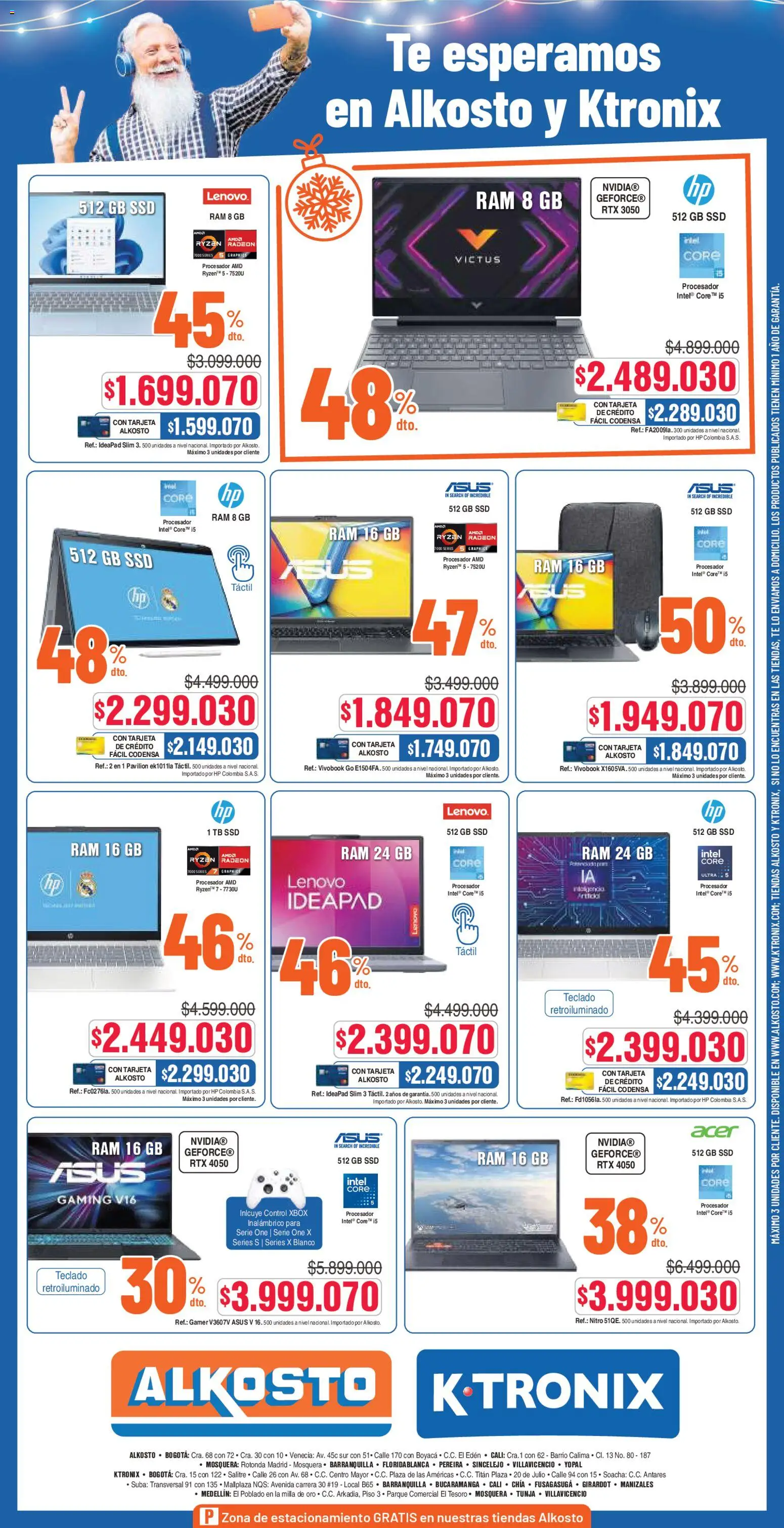 Alkosto revista - valida desde el 06.12.2025 | Página: 12 | Productos: Té, Teclado, Xbox