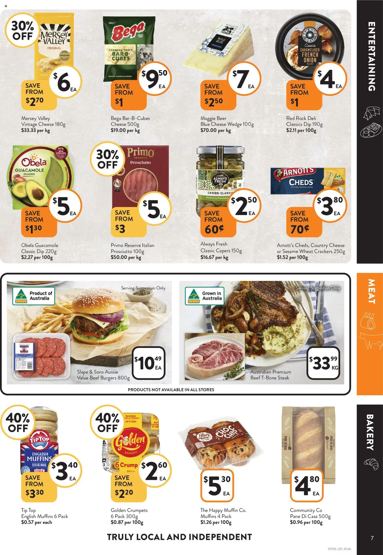 Foodworks catalogue - valid from 12.11.2025 | Page: 7 | Products: Cheese, Beer, Muffins, Bakery