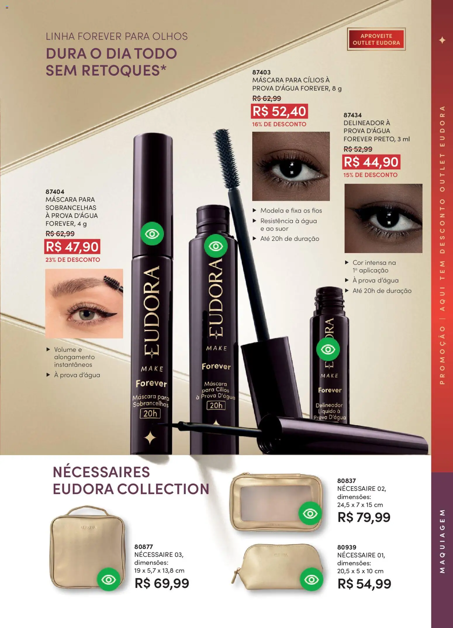 Eudora Folheto - válido de 17.12.2025 | Página: 92 | Produtos: Maquiagem, Máscara para cílios, Delineador, Necessaire