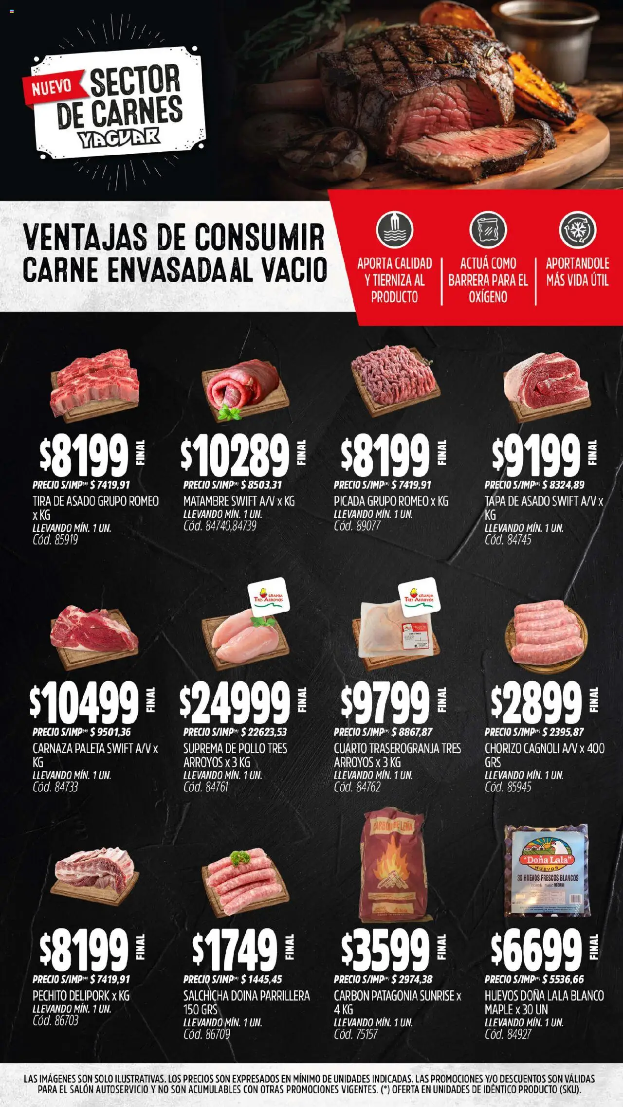 Yaguar catálogo │ válido desde el 15.09.2025 | Página: 6 | Productos: Pollo, Salchicha, Huevos, Chorizo