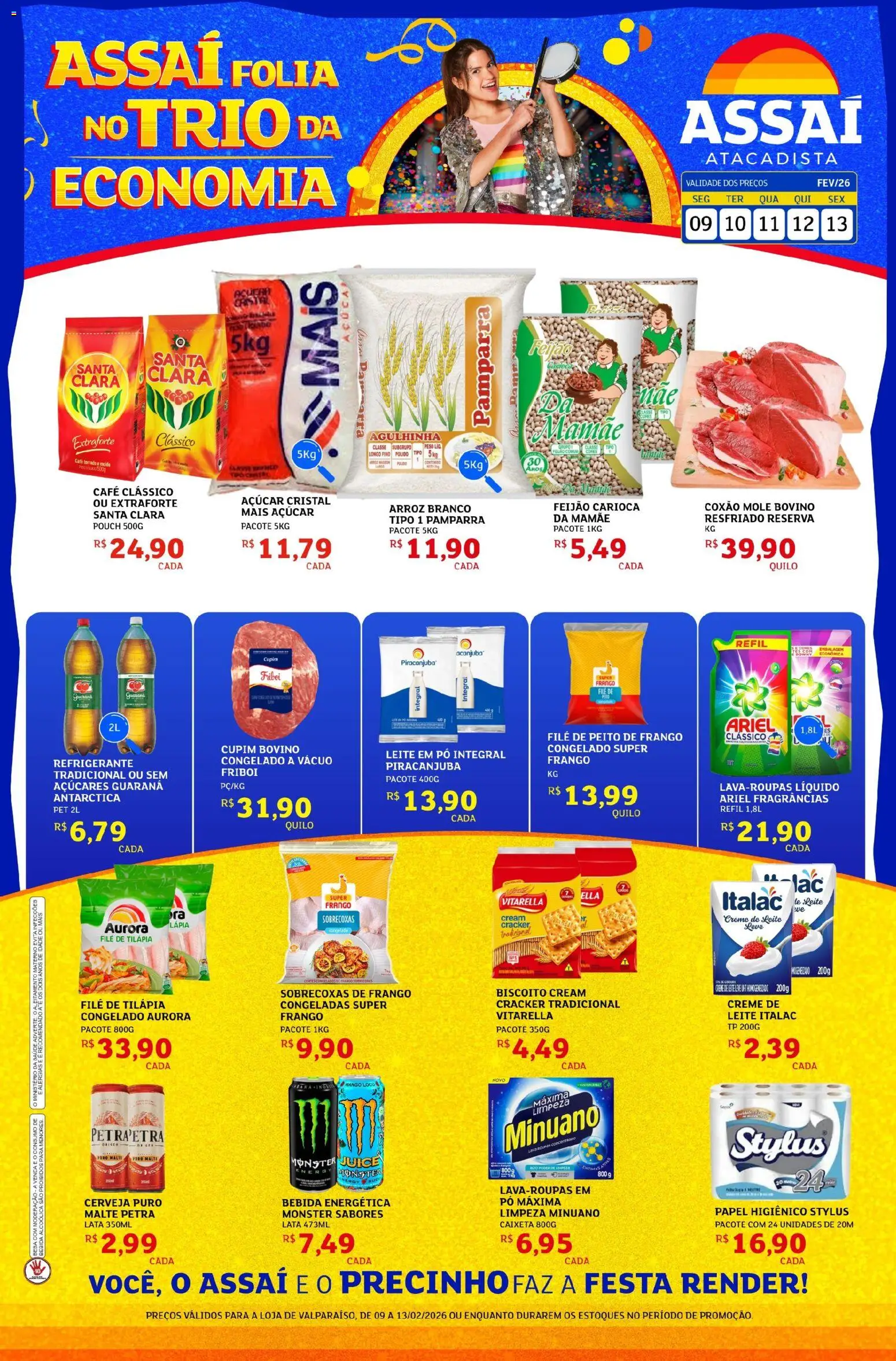 Assaí Atacadista Folheto - válido de 09.02.2026 | Página: 1