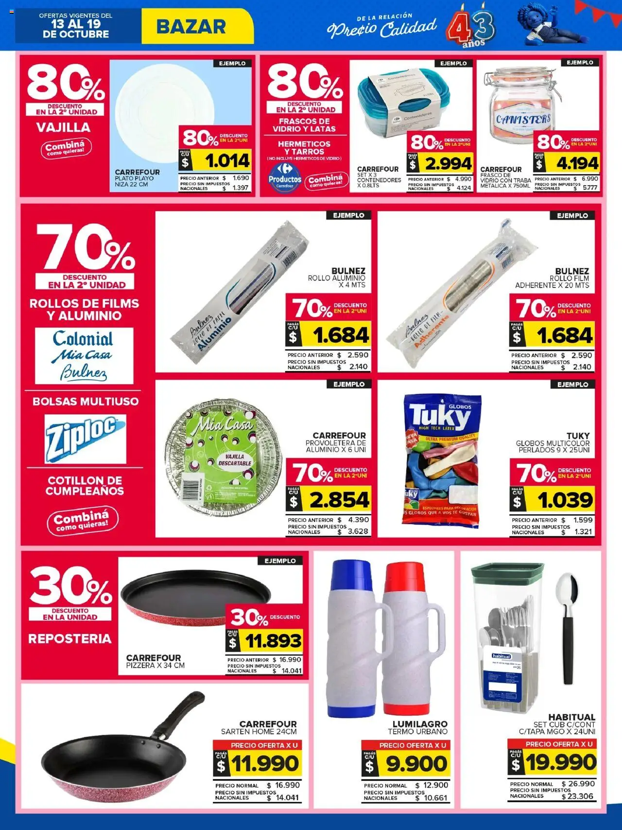 Carrefour Maxi catálogo - Chubut │ válido desde el 13.10.2025 | Página: 25 | Productos: Termo, Sartén, Frasco, Té