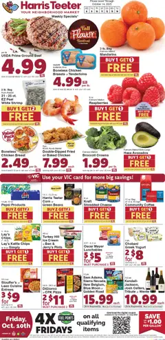 Preview of Harris Teeter weekly ads valid from 08.10.2025