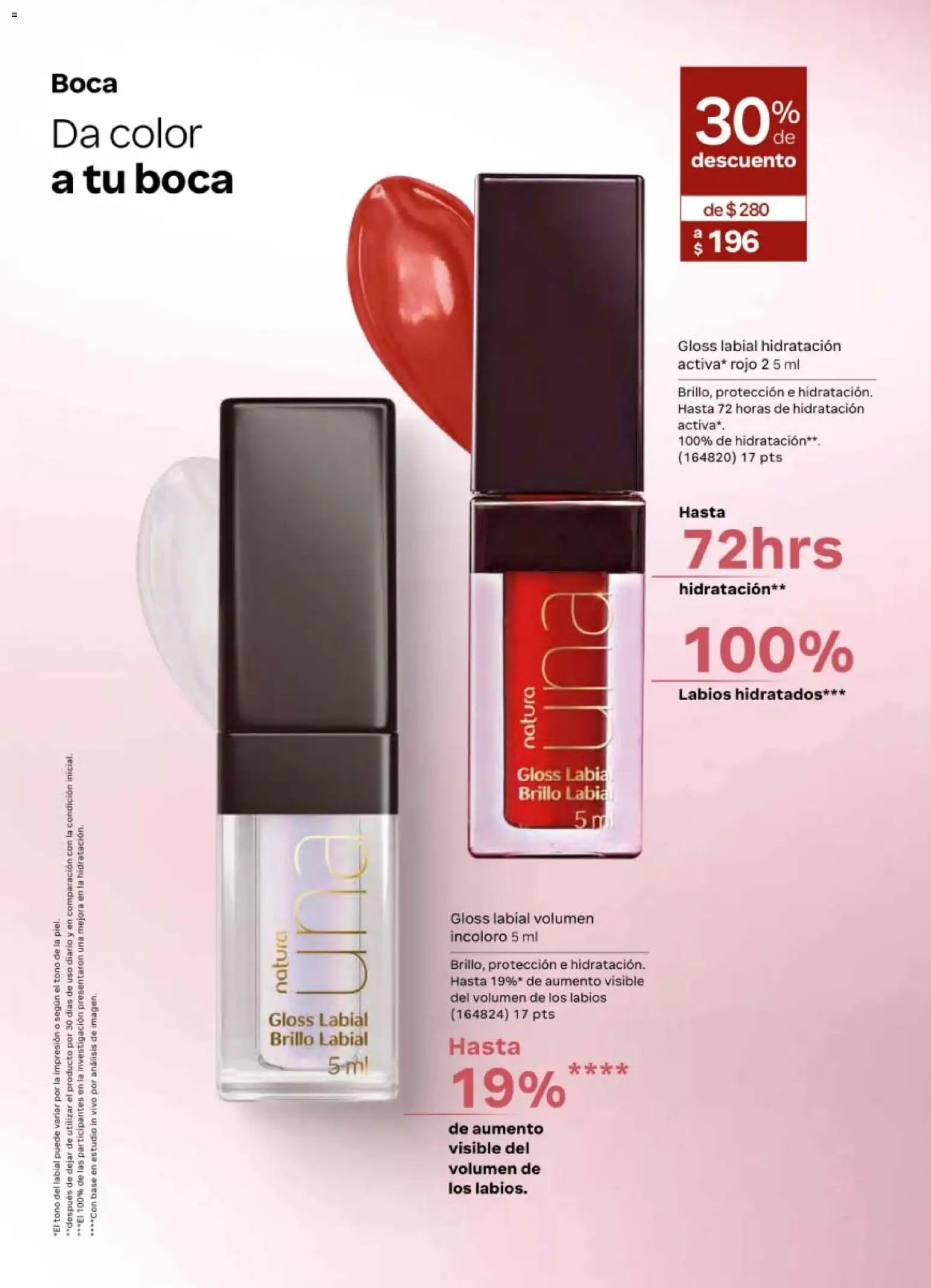 Nuevas ofertas de Natura válidas en toda la República Mexicana desde el 24.04.2026. ¡Encuentra las mejores ofertas en Natura campaña 7 2026! | Página: 64 | Productos: Brillo