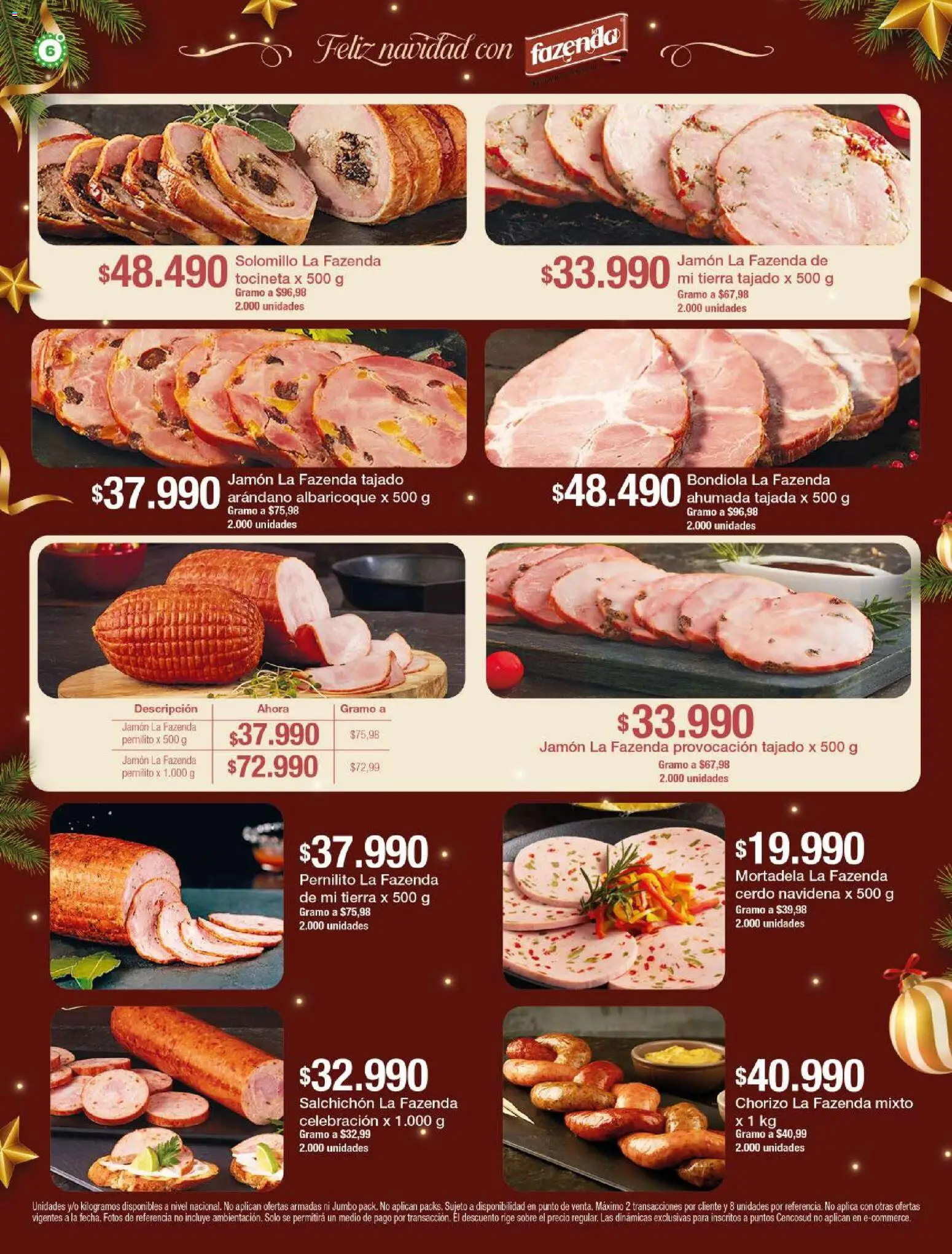 Jumbo revista - valida desde el 04.12.2025 | Página: 6 | Productos: Cerdo, Sobre, Chorizo, Jamón