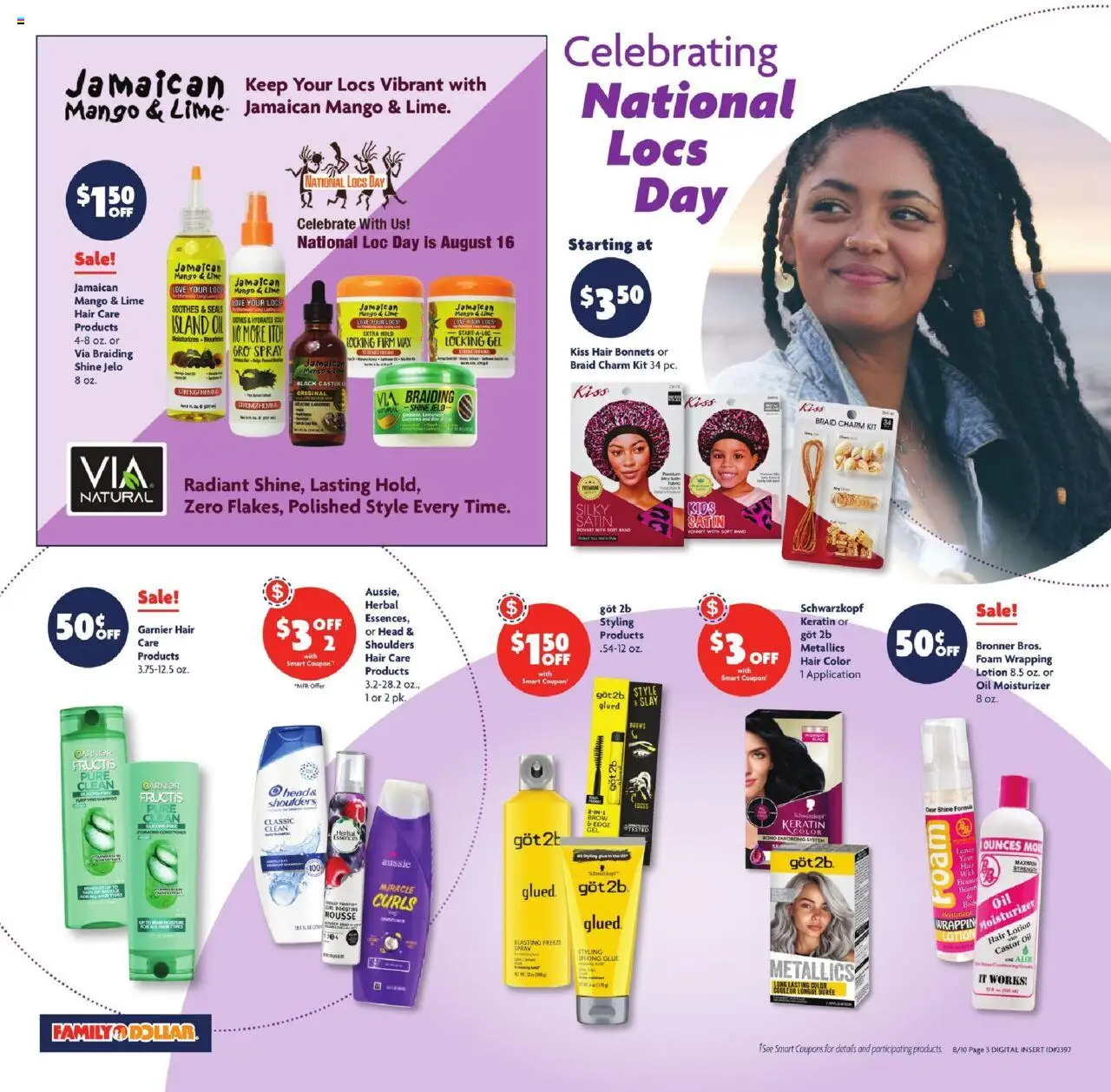 Family Dollar Weekly Ad - valid from 10.08.2025 | Page: 13 | Products: Hair color, Oil, Mango, Lime