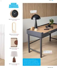 Preview of Officeworks Magazine - valid from 01.01.2026 | Page: 41 | Products: Table, Drawer, Desk lamp, Notebook