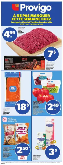 Preview of Provigo weekly flyer / circulaire from shop Provigo valid from 04.09.2025