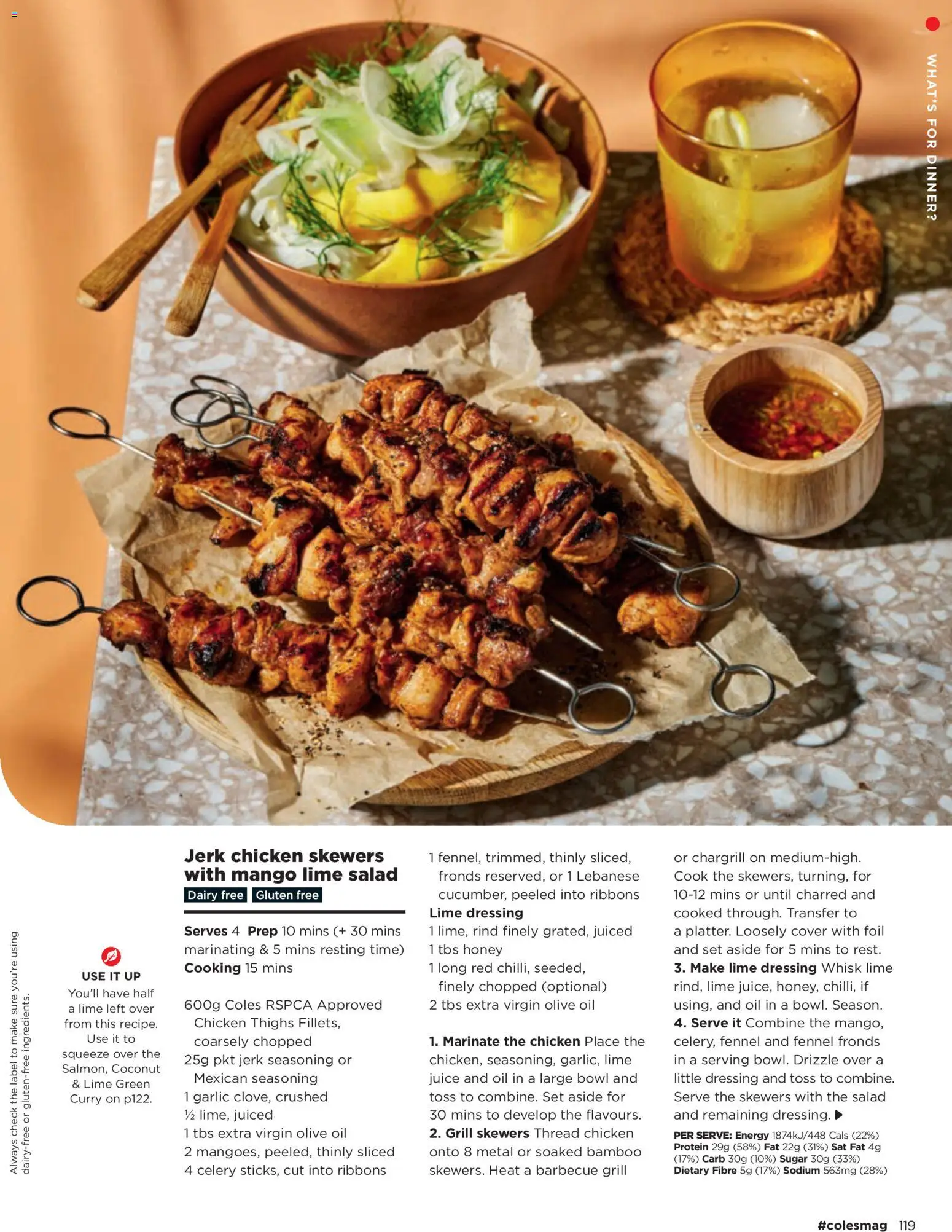 Coles catalogue - valid from 06.11.2025 | Page: 119 | Products: Dairy, Juice, Sugar, Lime