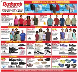 Preview of Dunham's Sports weekly ads valid from 26.07.2025