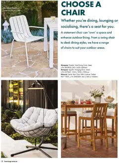 Preview of Bunnings Warehouse Outdoor Style Magazine 2025/26 - valid from 25.08.2025 | Page: 52 | Products: Chair, Suit