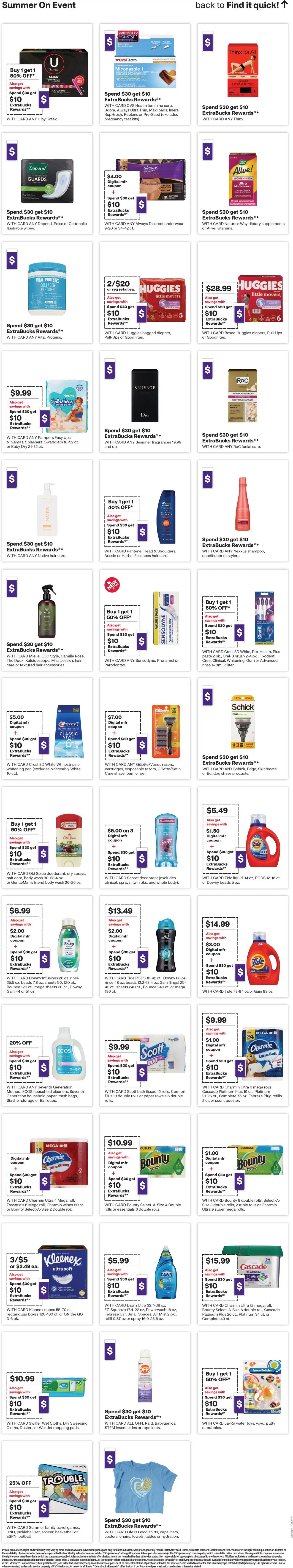 CVS Pharmacy - Weekly Ad - ME - valid from 15.06.2025 | Page: 19 | Products: Multivitamin, Brush, Pants, Game