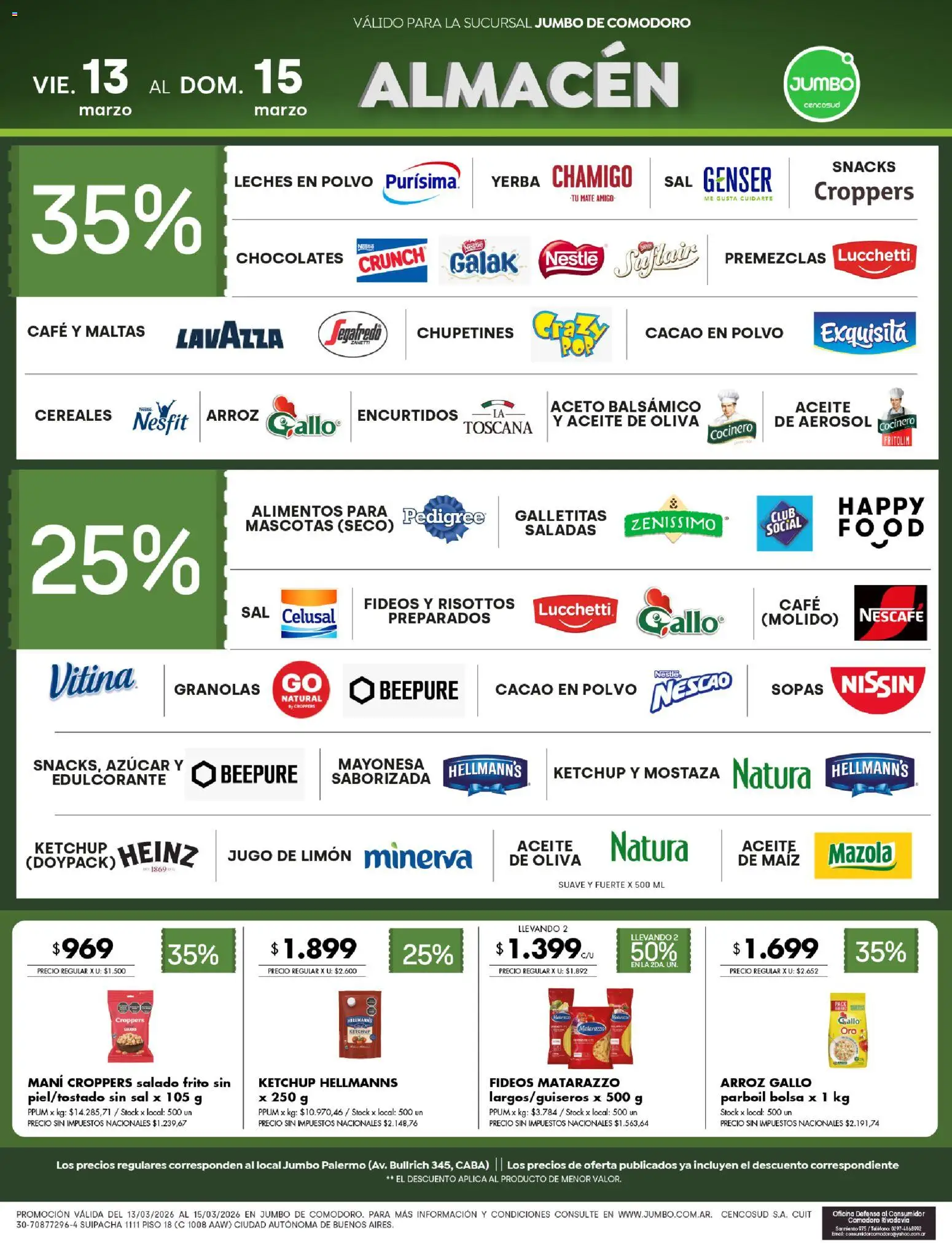 Jumbo ofertas │ válido desde el 13.02.2026 | Página: 3 | Productos: Mate, Maiz, Oliva, Café