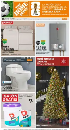 Vista previa de Home Depot - Catálogo, nuevo folleto de la tienda, válido en México a partir del 02.10.2025
