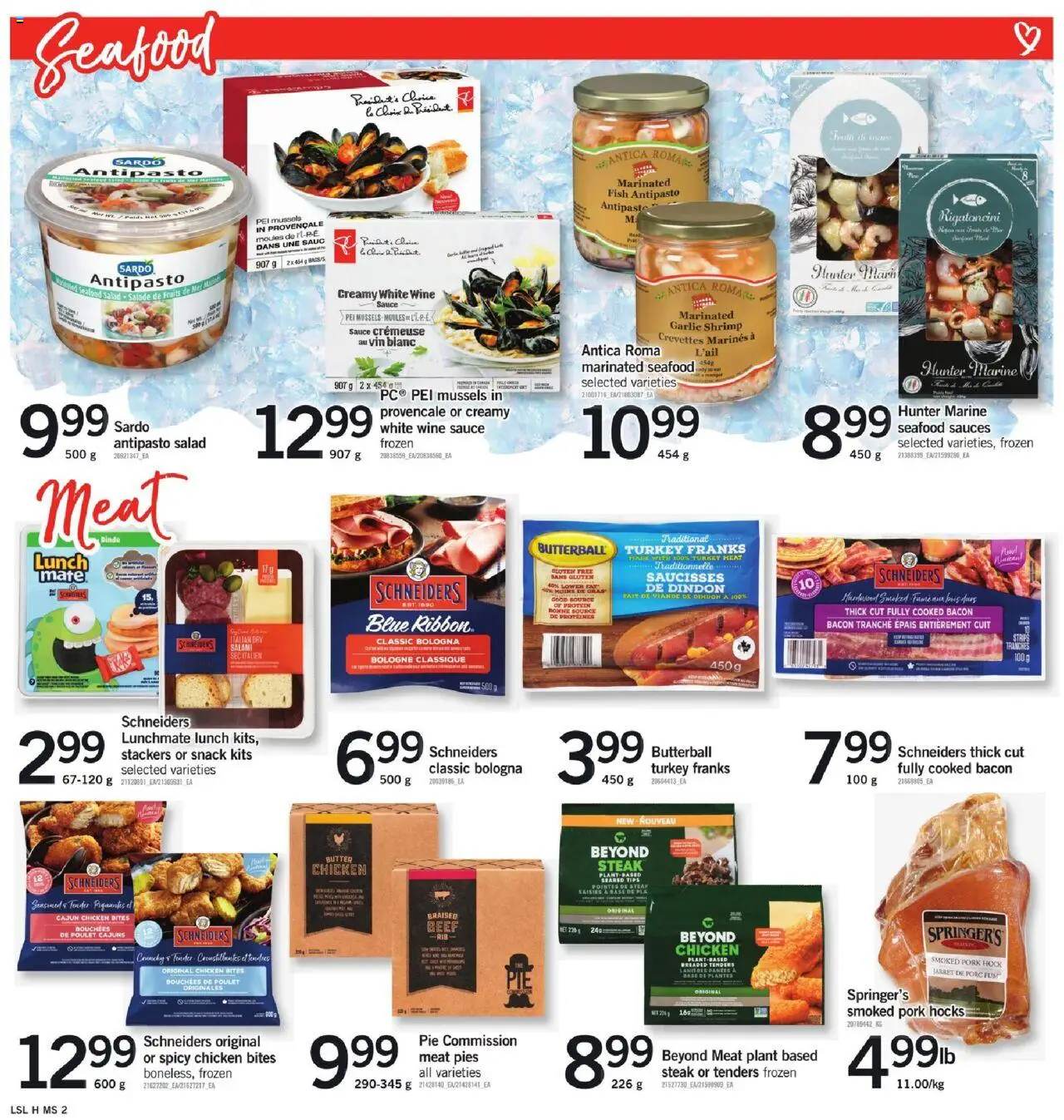 Loblaws flyer valid from 18.09.2025 | Page: 7 | Products: Butter, Salami, Wine, Chicken