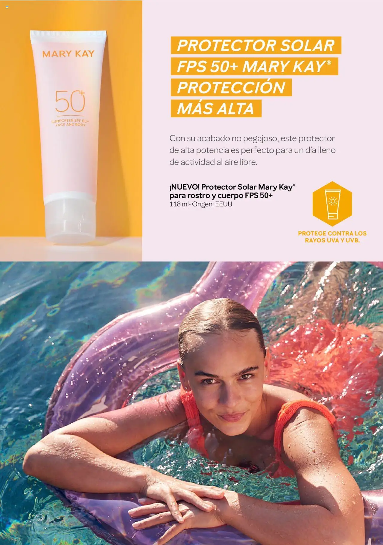 Mary Kay Protector Solar Mary Kay para rostro y cuerpo FPS 50+ │ válido desde el 06.08.2025 | Página: 23 | Productos: Body, Protector solar, Uva