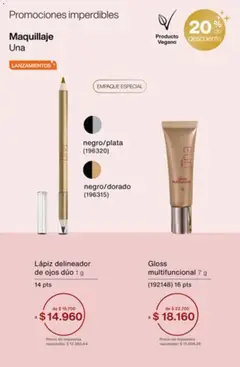 Vista previa Catálogo Natura Ciclo 16/2025 válido desde el 01.11.2025 | Página: 60 | Productos: Maquillaje, Delineador