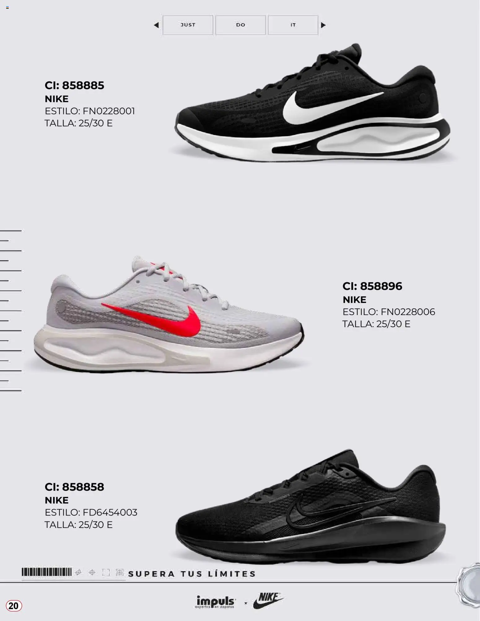Nuevas ofertas de Impuls válidas en toda la República Mexicana desde el 04.11.2025. ¡Encuentra las mejores ofertas en Impuls catálogo De Zapatillas NIKE 2025! | Página: 20