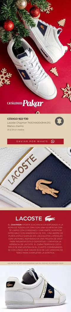 Vista previa de SC Pakar catálogo Regalos Premium, nuevo folleto de la tienda, válido en México a partir del 14.11.2025 | Página: 79 | Productos: Tenis, Ropa, Barra, Té