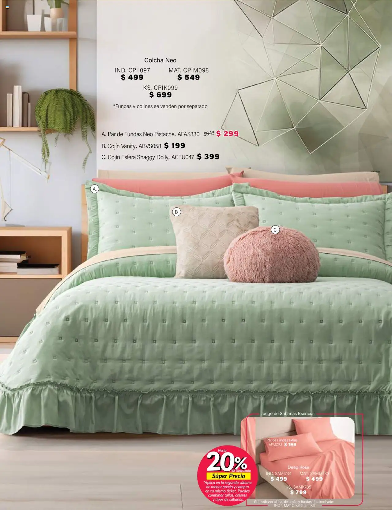 Nuevas ofertas de Colchas Concord válidas en toda la República Mexicana desde el 01.08.2025. ¡Encuentra las mejores ofertas en Colchas Concord - Catálogo! | Página: 320 | Productos: Juego, Almohada, Sabanas