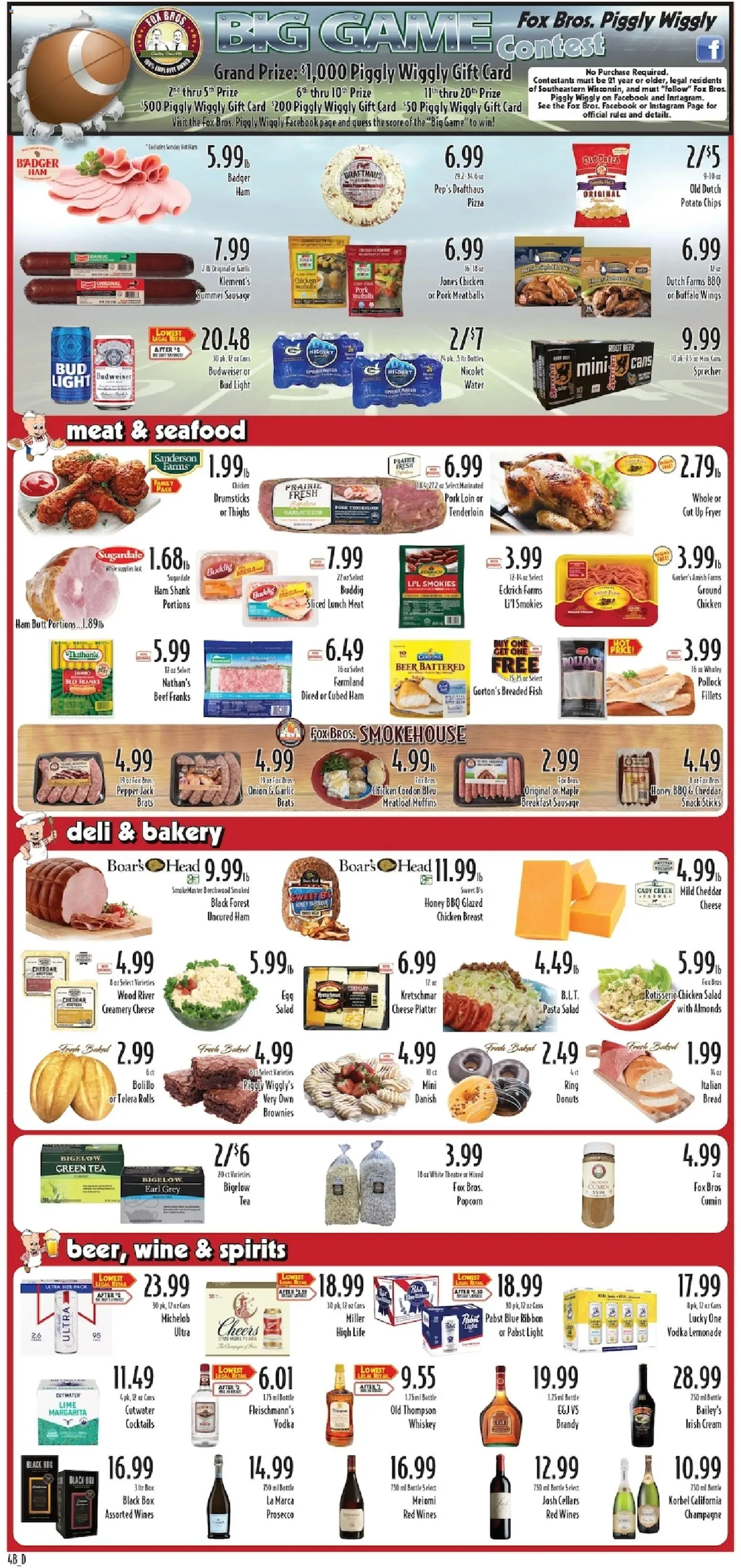 Piggly Wiggly Weekly Ad - valid from 28.01.2026 | Page: 4 | Products: Ring, Cheese, Water, Game