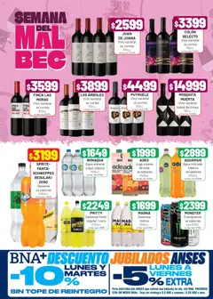 Vista previa Almacor catálogo válido desde el 16.04.2026 | Página: 7 | Productos: Agua, Limón, Jugo, Vino