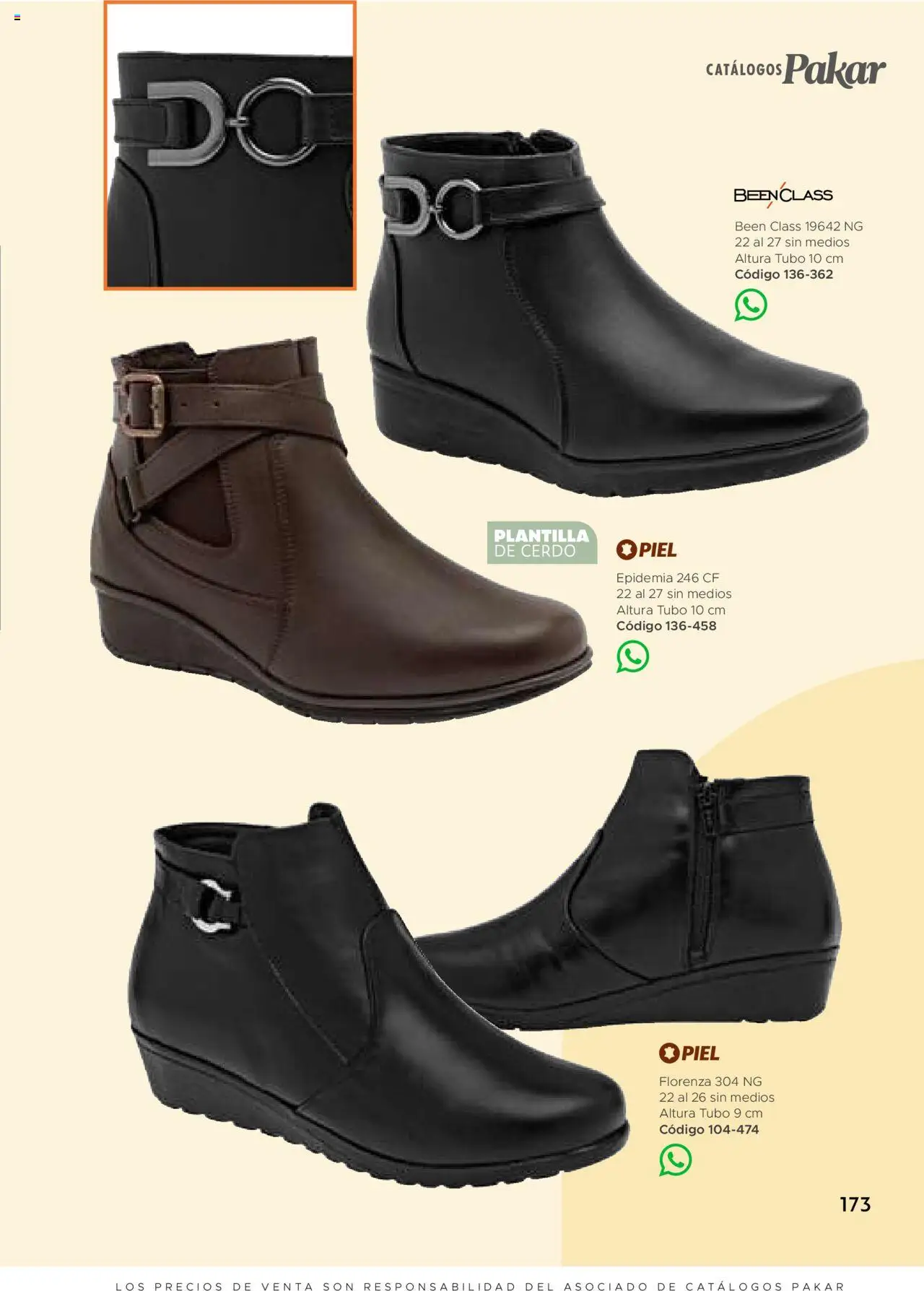 Nuevas ofertas de SC Pakar válidas en toda la República Mexicana desde el 24.07.2025. ¡Encuentra las mejores ofertas en SC Pakar - Catálogo Bota! | Página: 173 | Productos: Cerdo