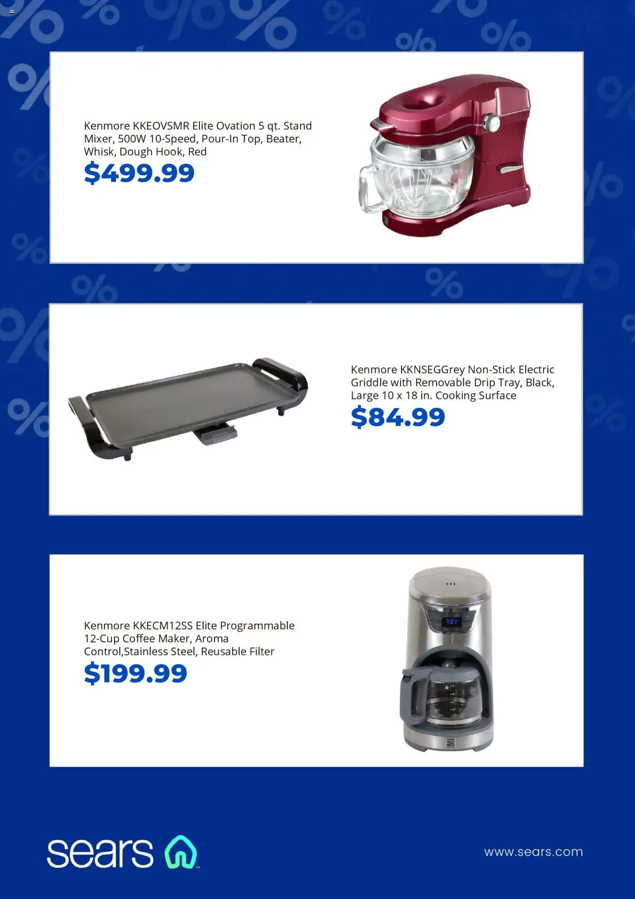 Sears Weekly Ad - valid from 06.08.2025 | Page: 2 | Products: Griddle, Coffee