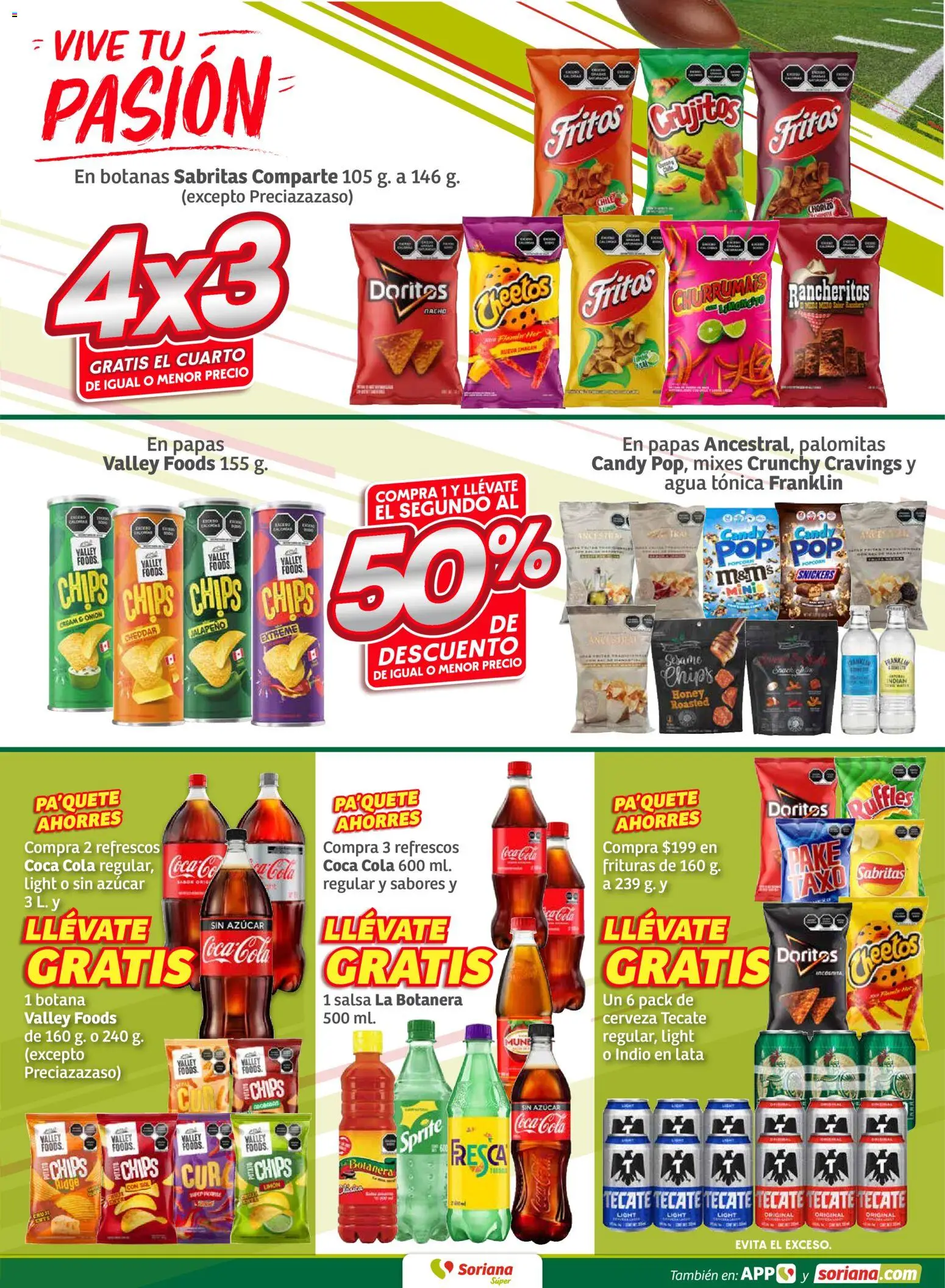 Nuevas ofertas de Soriana válidas en toda la República Mexicana desde el 05.02.2026. ¡Encuentra las mejores ofertas en Soriana - Fin de Semana Súper: BCS, Son y Sin! | Página: 3