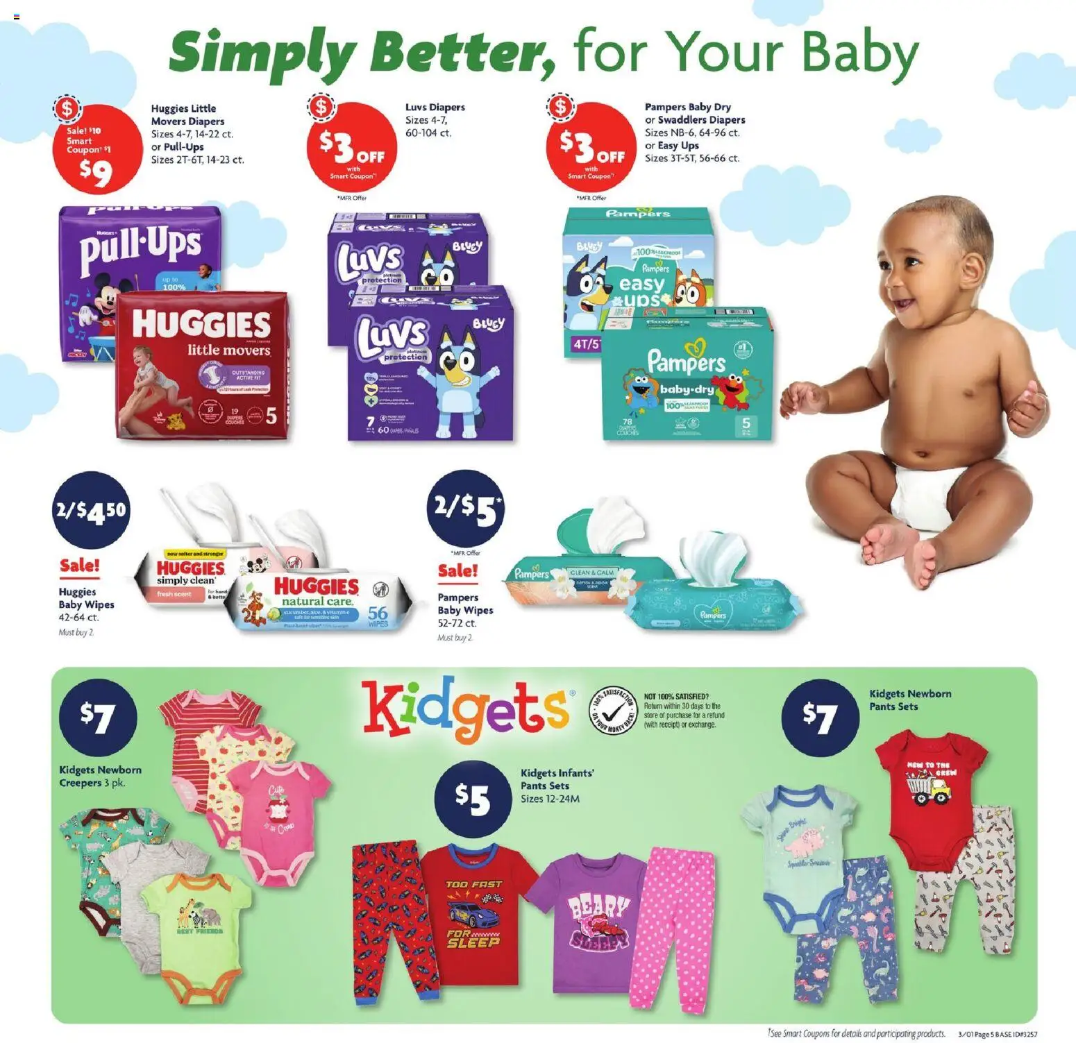Family Dollar Weekly Ad - valid from 01.03.2026 | Page: 10 | Products: Bow, Pants, UPS