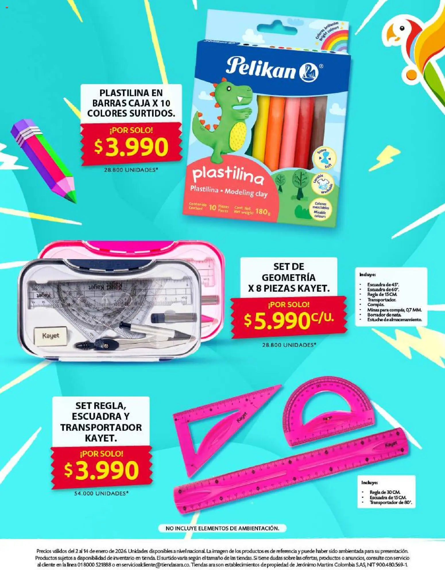 Ara revista - valida desde el 02.01.2026 | Página: 20 | Productos: Estuche, Sobre, Caja