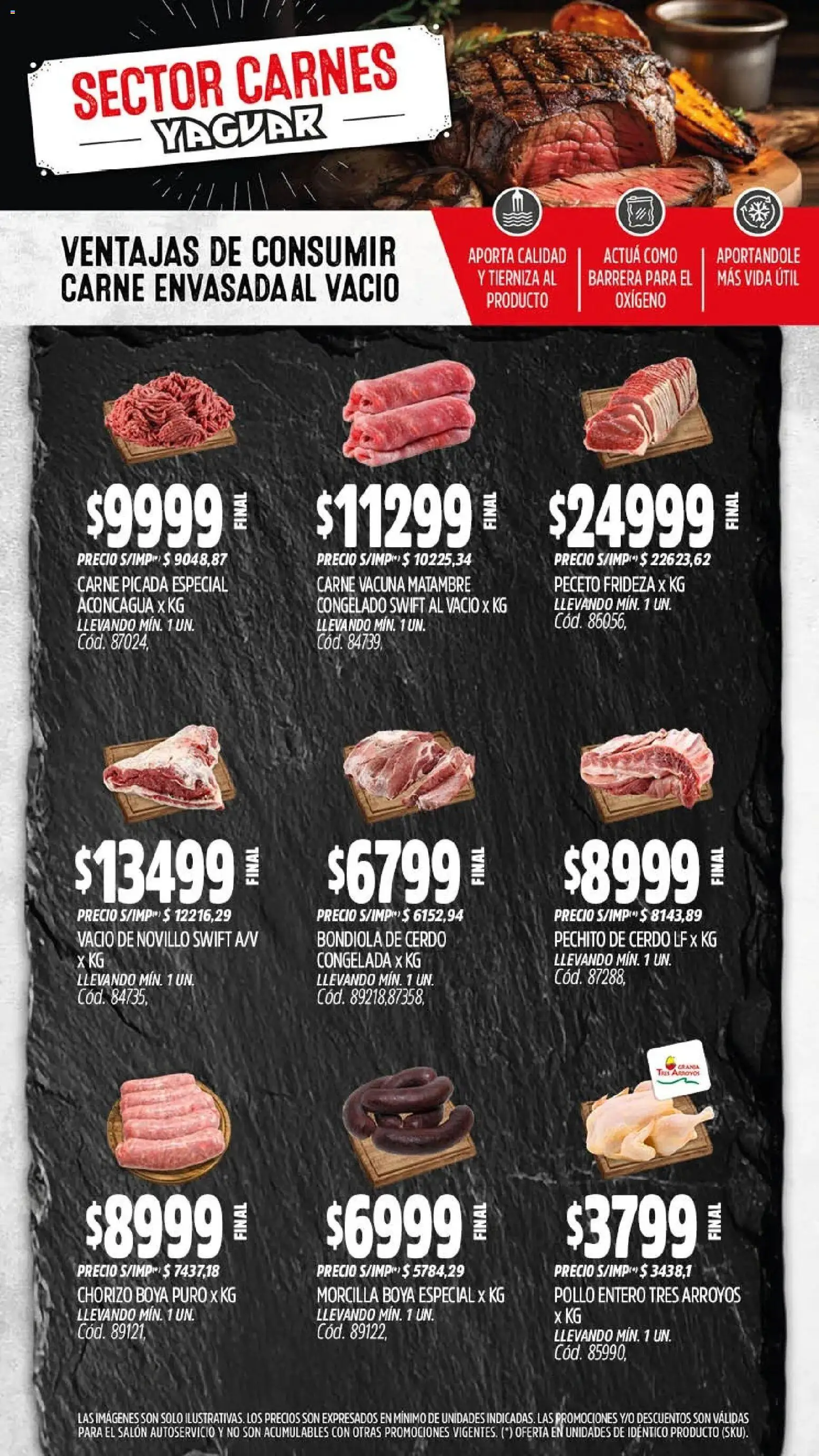 Yaguar - Oferta Semanal Jujuy │ válido desde el 13.04.2026 | Página: 5 | Productos: Pollo, Chorizo, Morcilla, Cerdo