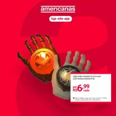 Lojas Americanas - Ofertas de Halloween - Pré-Visualização do folheto da loja Lojas Americanas, válido de 31.10.2025