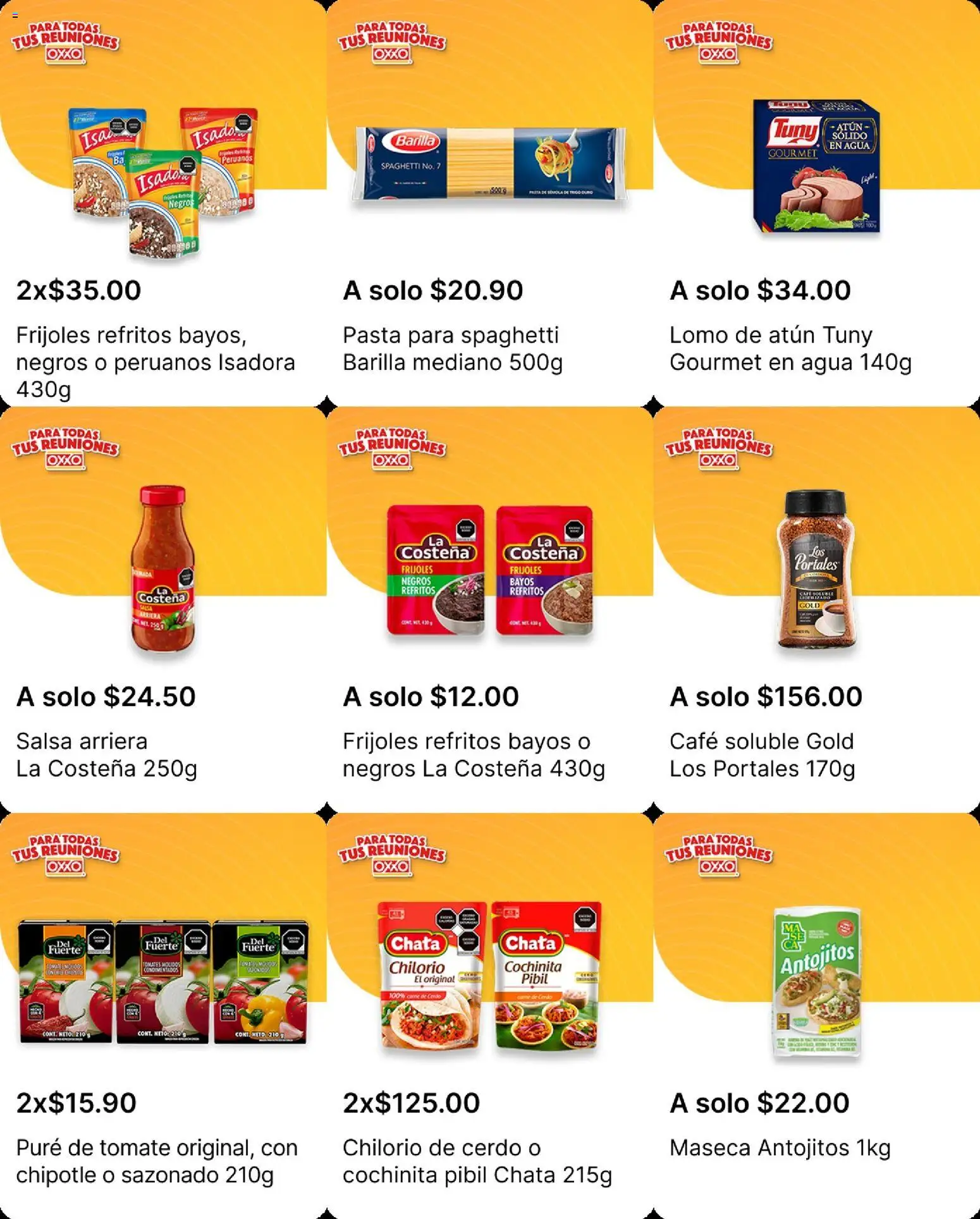 Nuevas ofertas de OXXO válidas en toda la República Mexicana desde el 16.10.2025. ¡Encuentra las mejores ofertas en OXXO folleto! | Página: 4 | Productos: Atún, Agua, Pure de Tomate, Pasta