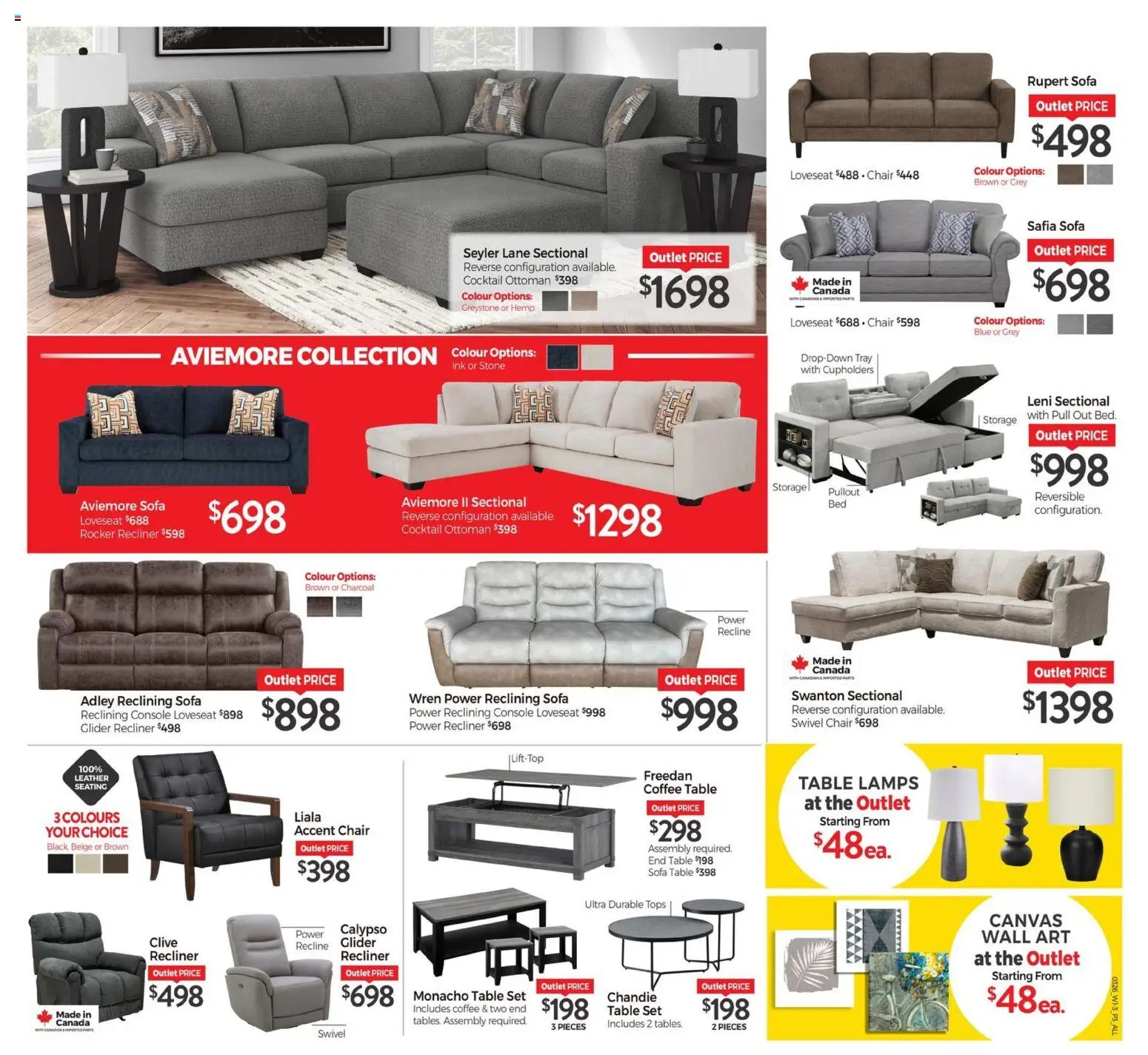 Tepperman's flyer valid from 13.03.2026 | Page: 13 | Products: Sofa, Table, Chair, Coffee