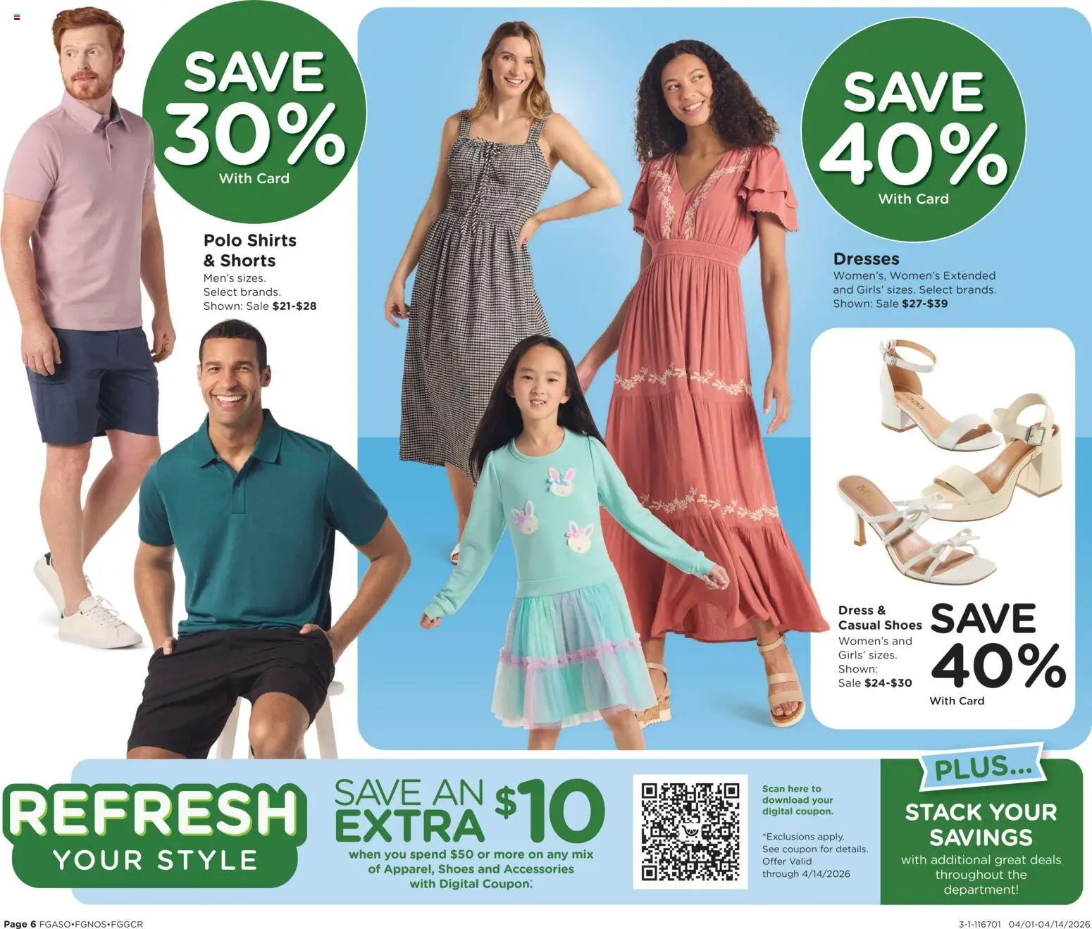 Fred Meyer Home & Apparel - valid from 01.04.2026 | Page: 6 | Products: Shorts, Dress
